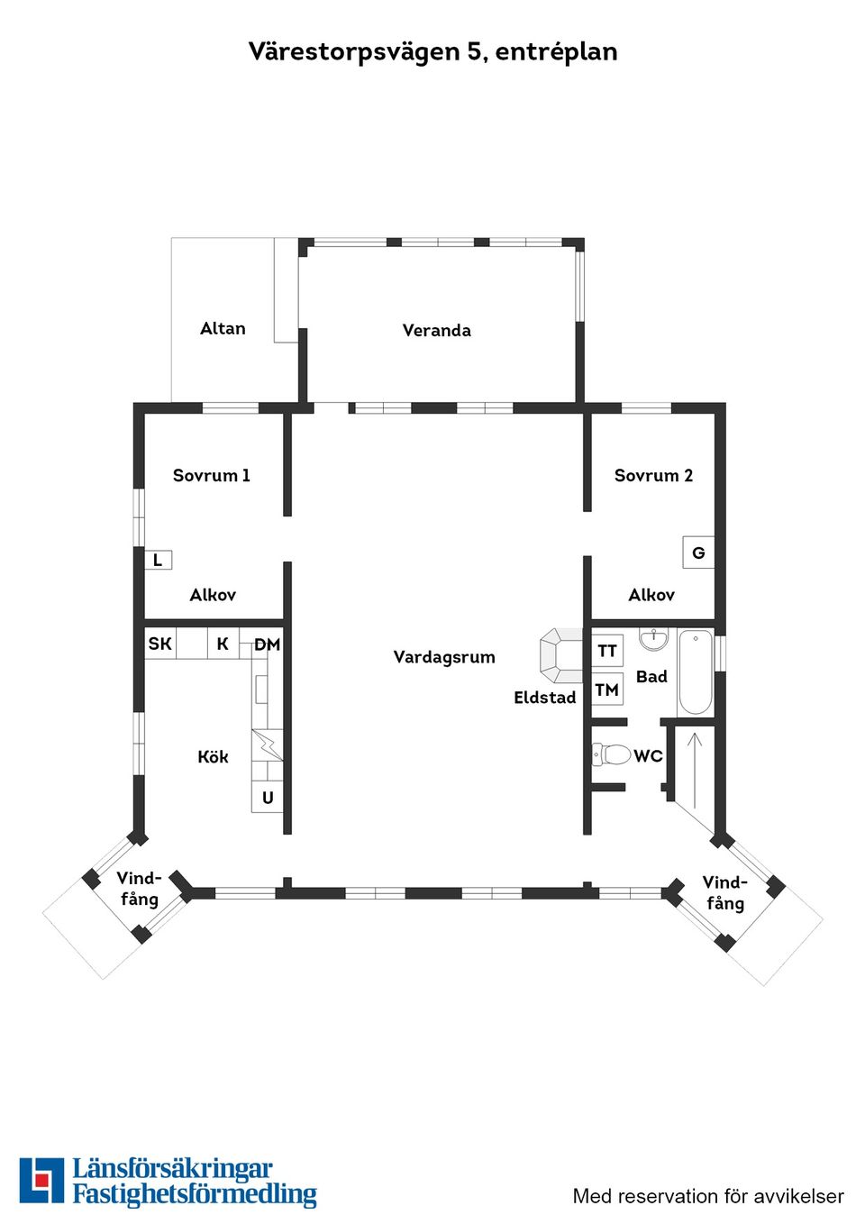 Villa, Värestorpsvägen 5, Ränneslöv, Laholm
