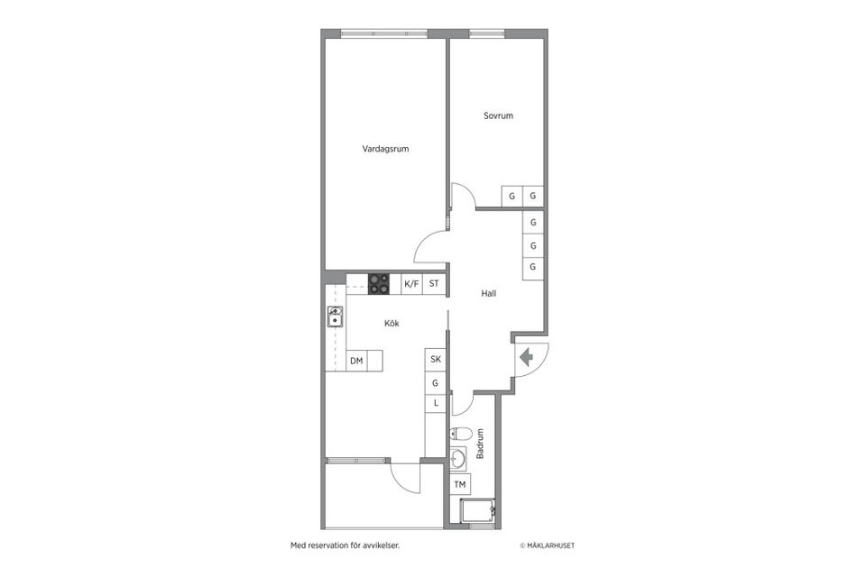 Bostadsrätt, Snickargränd 3B, Kvissleby, Sundsvall
