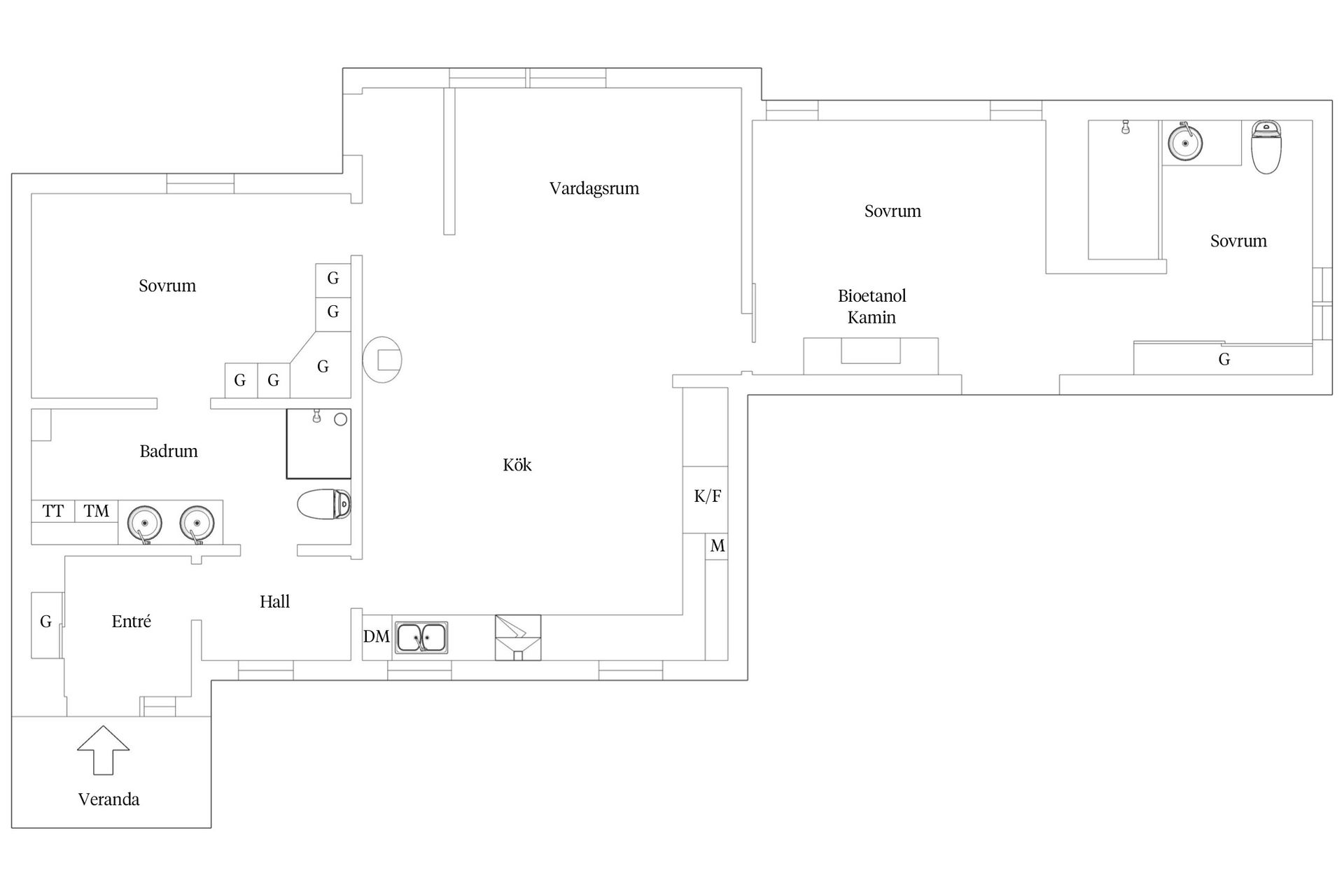 Villa, Östra Sanddammsvägen 10, Bua, Varberg