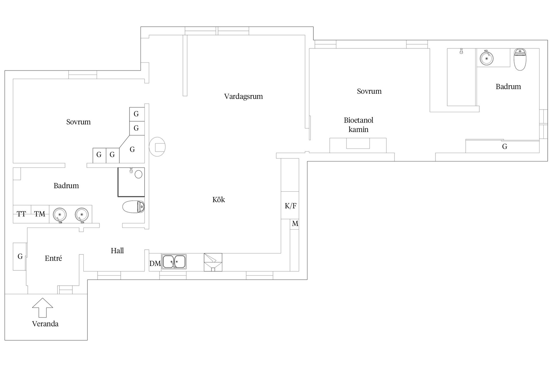 Villa, Östra Sanddammsvägen 10, Bua, Varberg