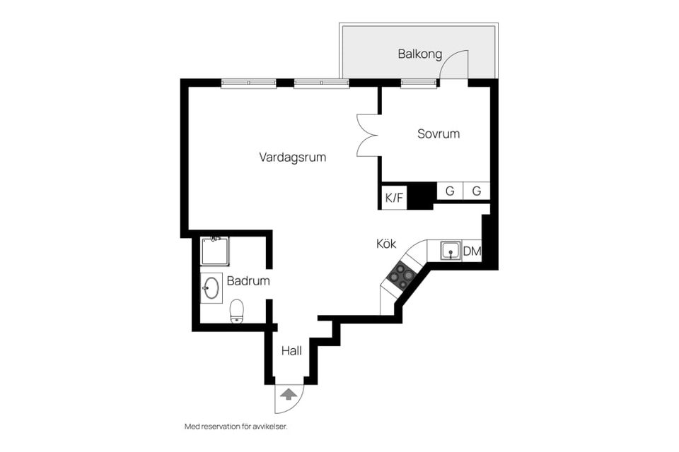 Bostadsrätt, Börjegatan 8 A, Främre Luthagen, Uppsala