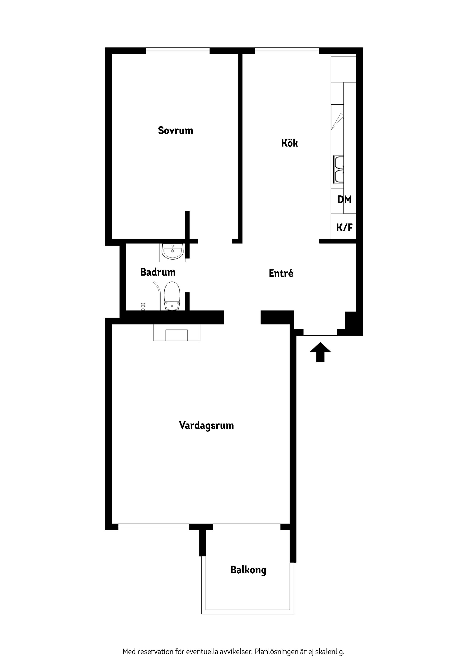 Bostadsrätt, Björkvägen 3A, Egna Hem, Kristianstad