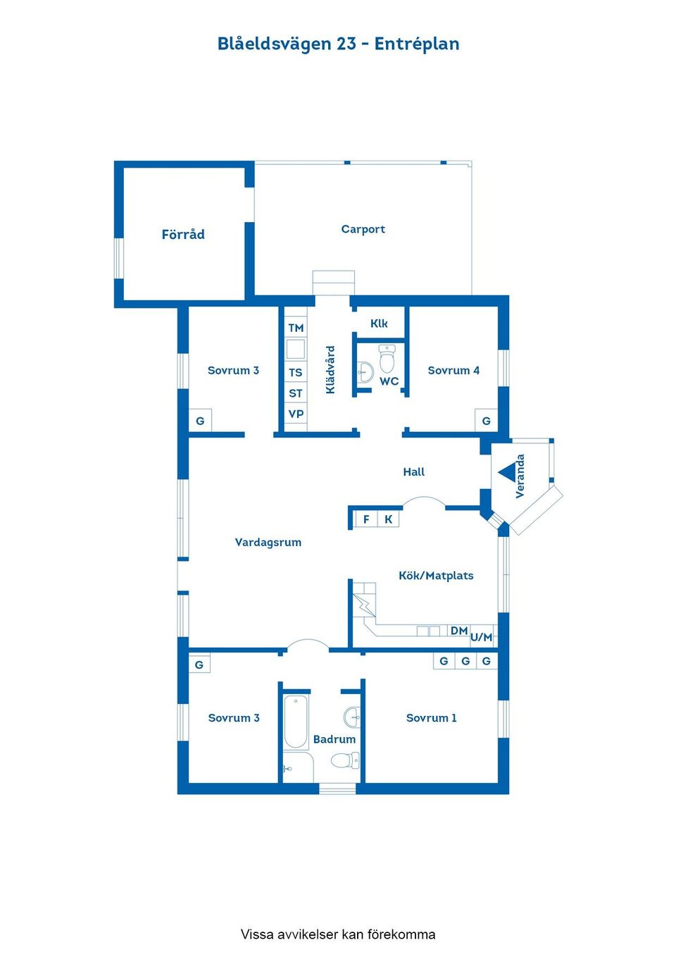 Villa, Blåeldsvägen 23, Ensjön, Norrköping