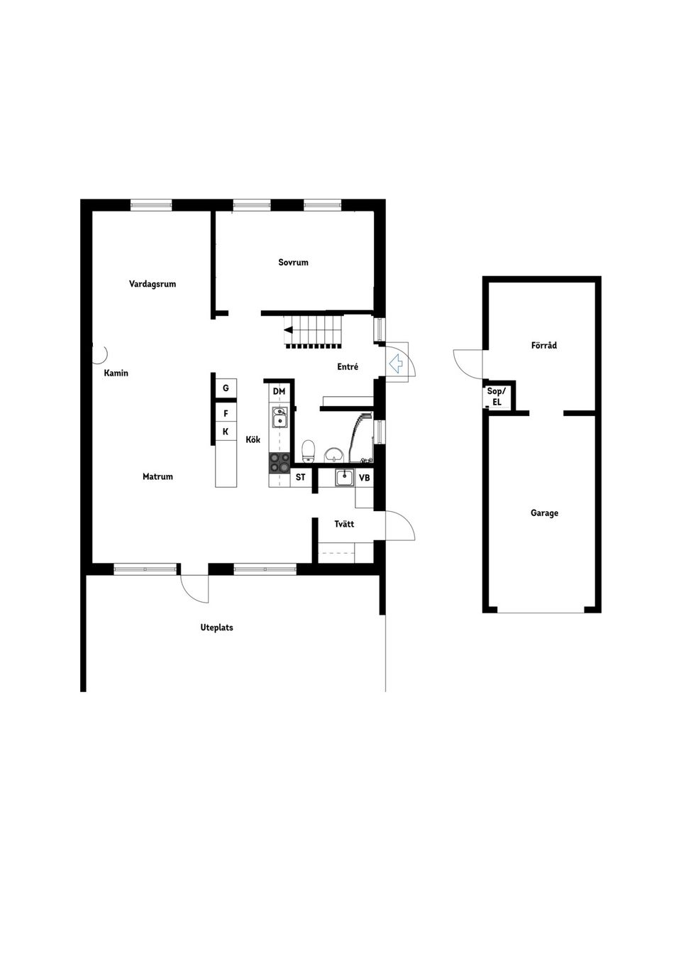 Villa, Radhus, Irisgången 14, Pettersberg, Nyköping