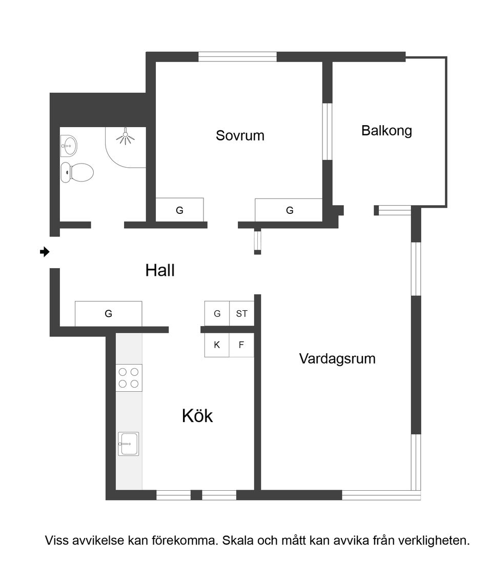 Bostadsrätt, Vattengatan 2, Centralt - Strömmen, Norrköping