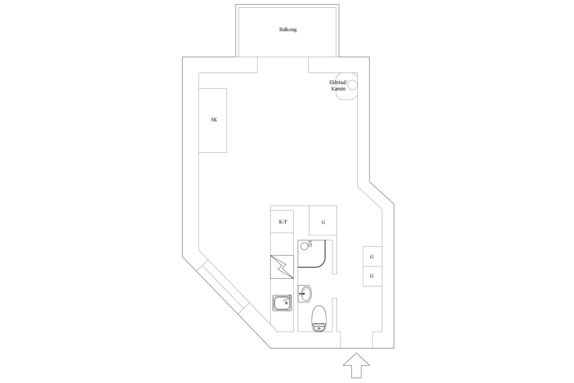 Bostadsrätt, Karlsviksgatan 14, Kungsholmen - Norr Mälarstrand, Stockholm