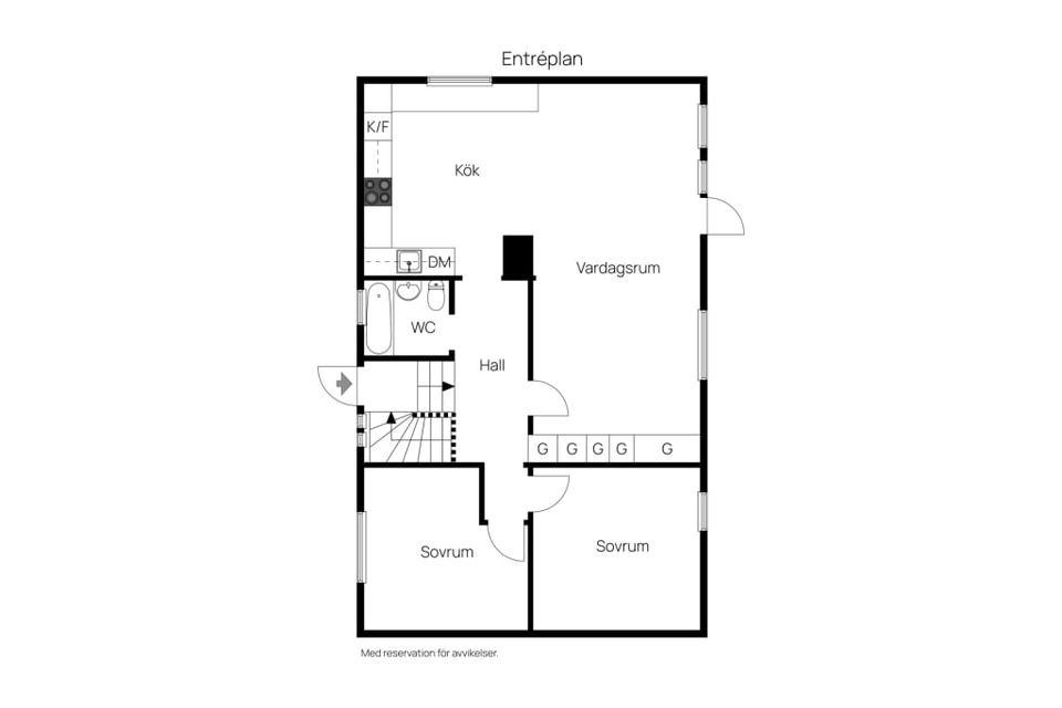 Villa, Lögarevägen 15, Halltorp, Kalmar