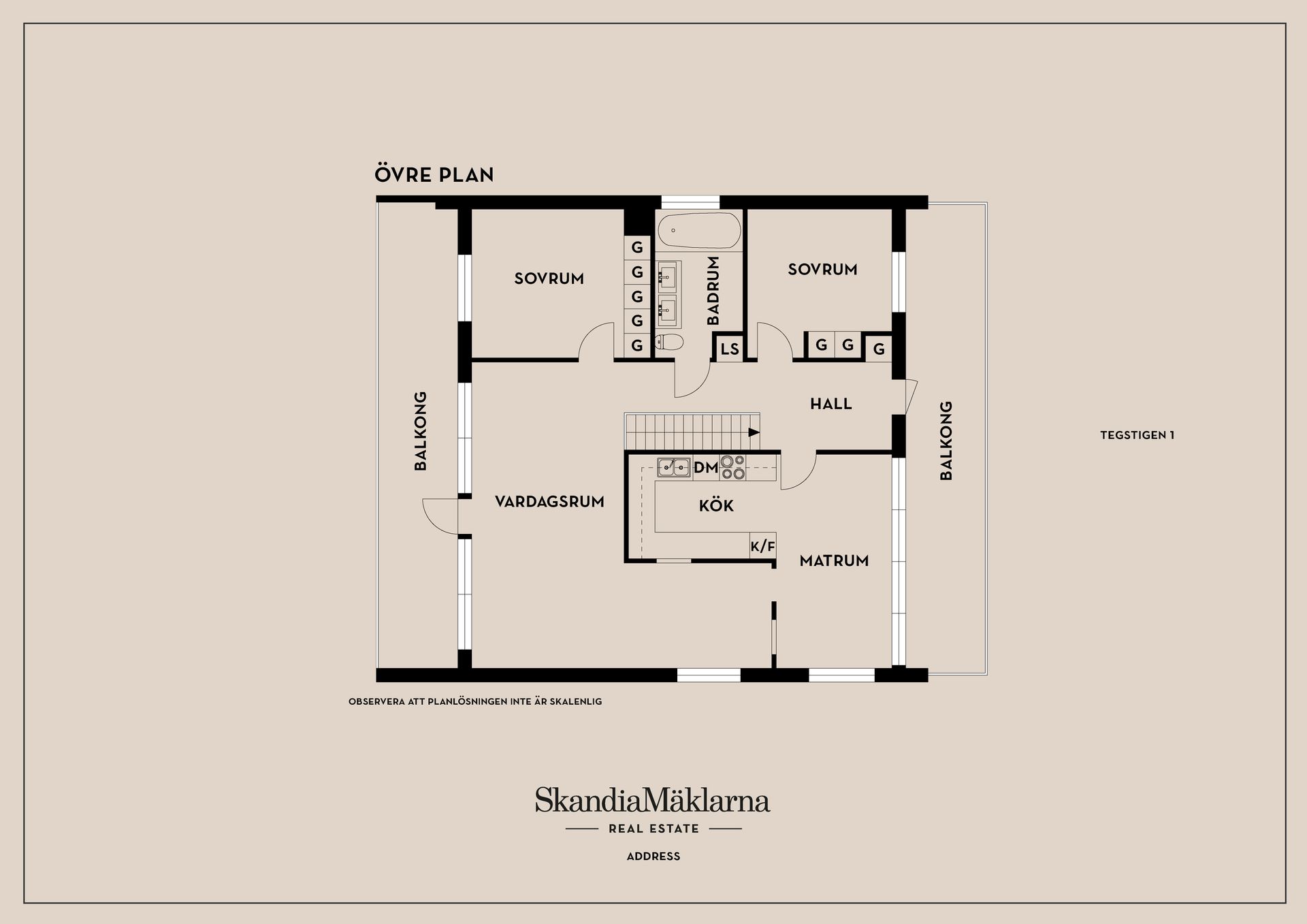 Villa, Tegstigen 1, Stuvsta - Centralt, Huddinge