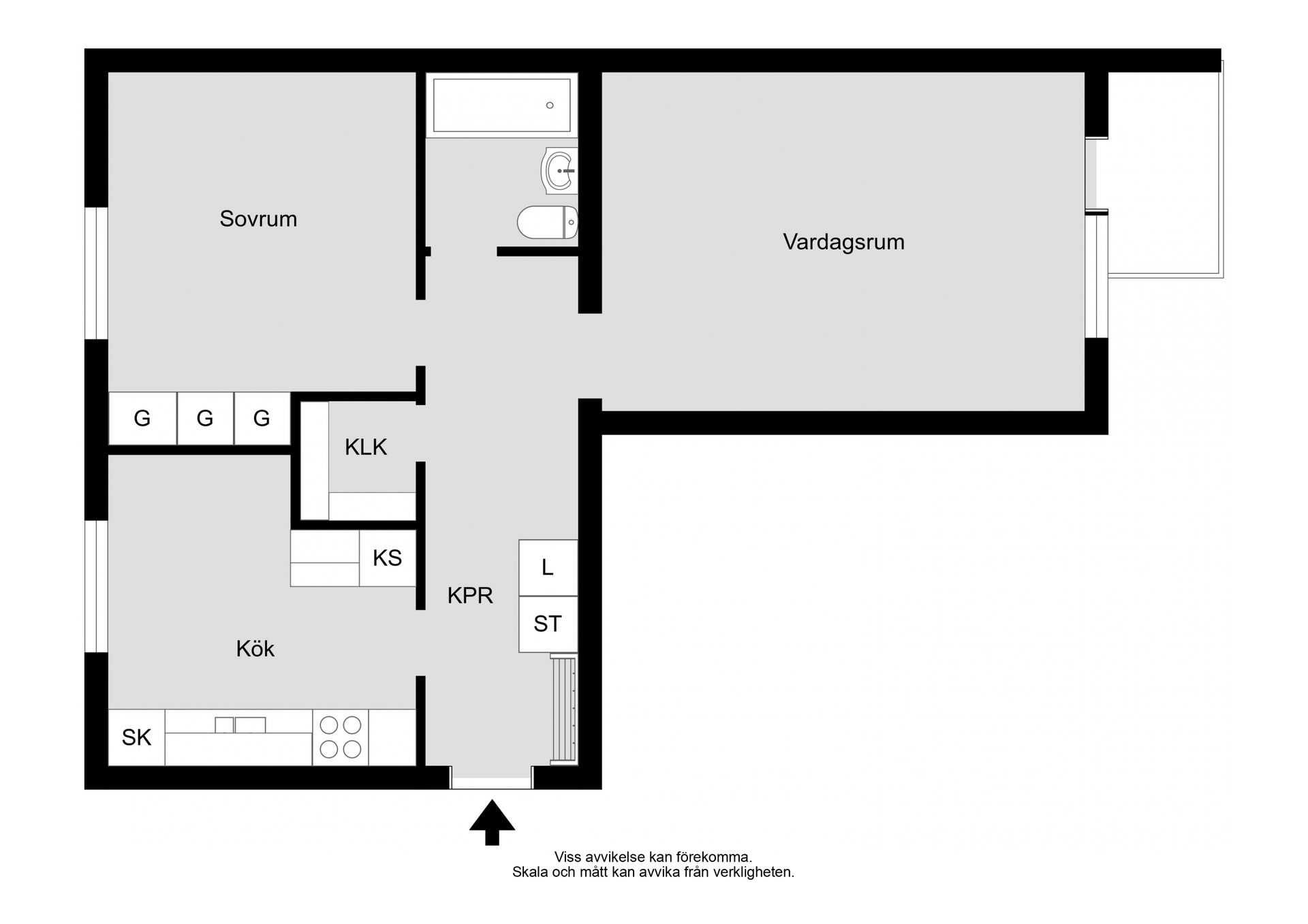 Bostadsrätt, Vallbygatan 3, Fålhagen, Uppsala