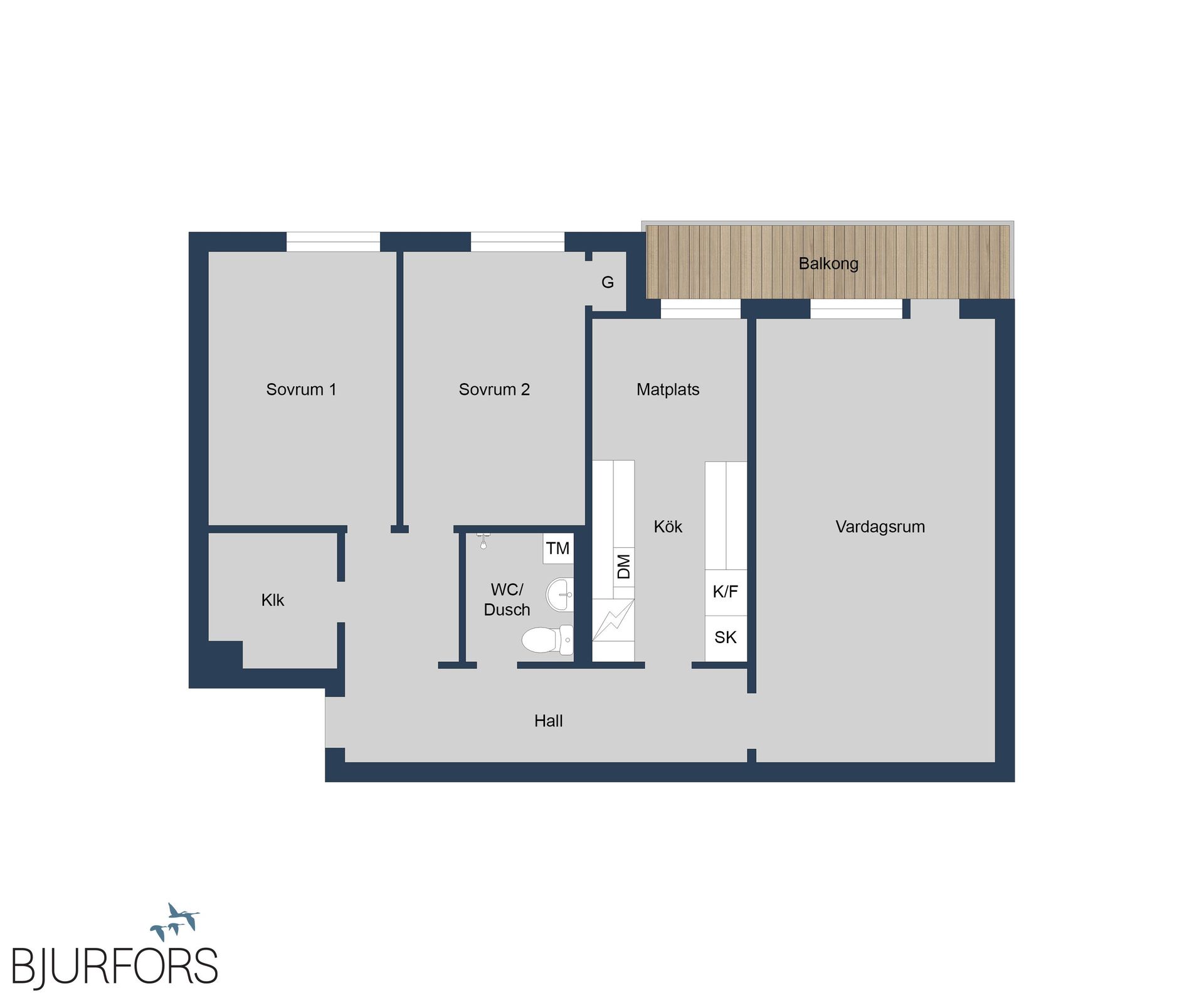 Bostadsrätt, Skogsvägen 10B, Centralt, Timrå