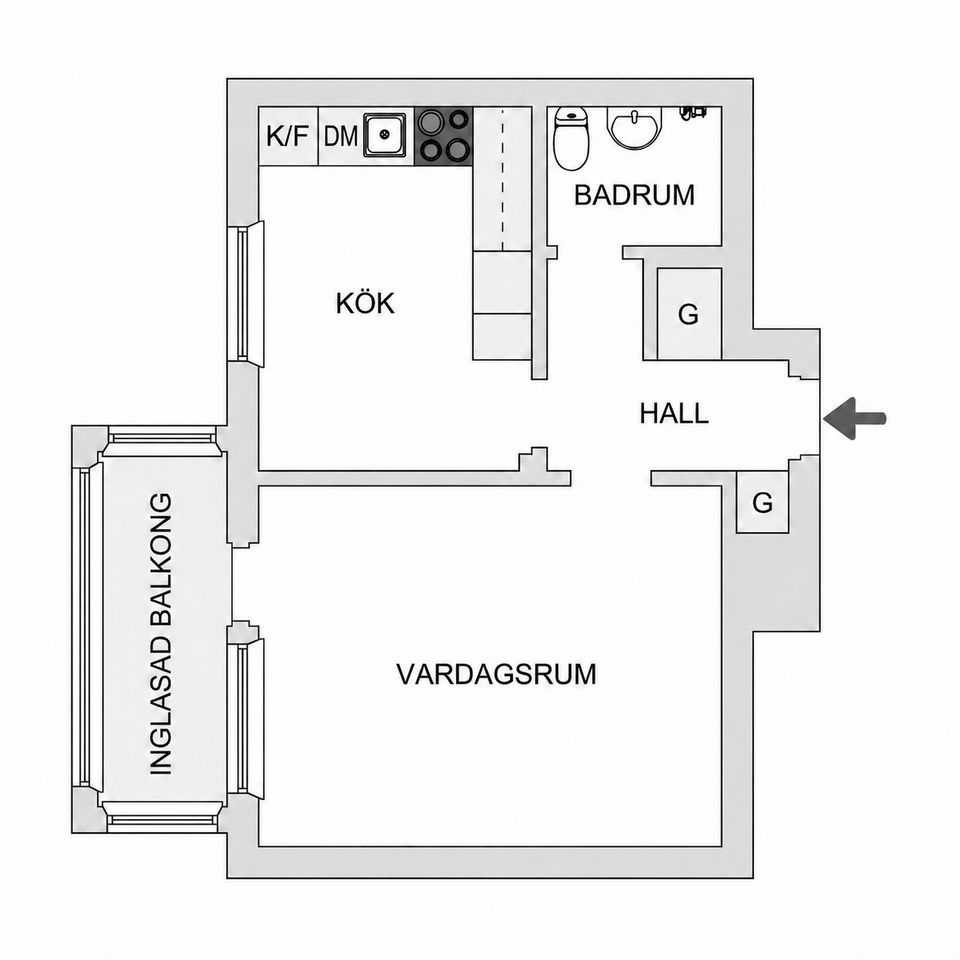 Bostadsrätt, Vindelgatan 36B, Byttorp, Borås
