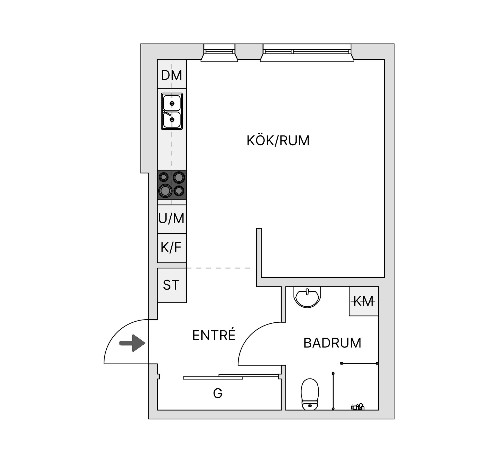 Bostadsrätt, Rosengrens gata 7B, Limhamns Sjöstad, Malmö