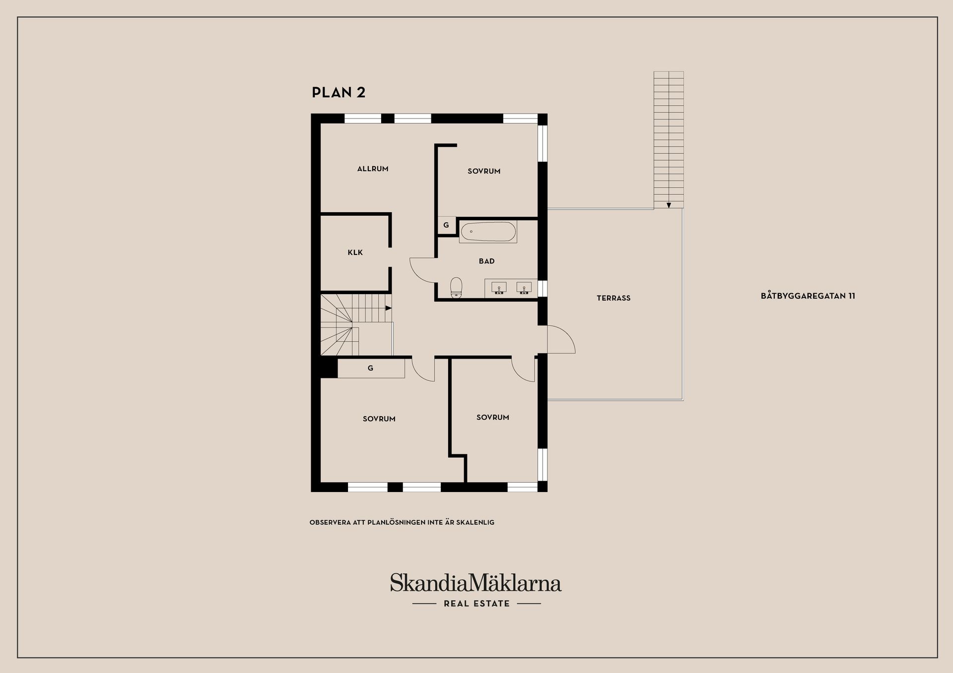 Radhus, Båtbyggaregatan 11, Limhamn Ön, Malmö