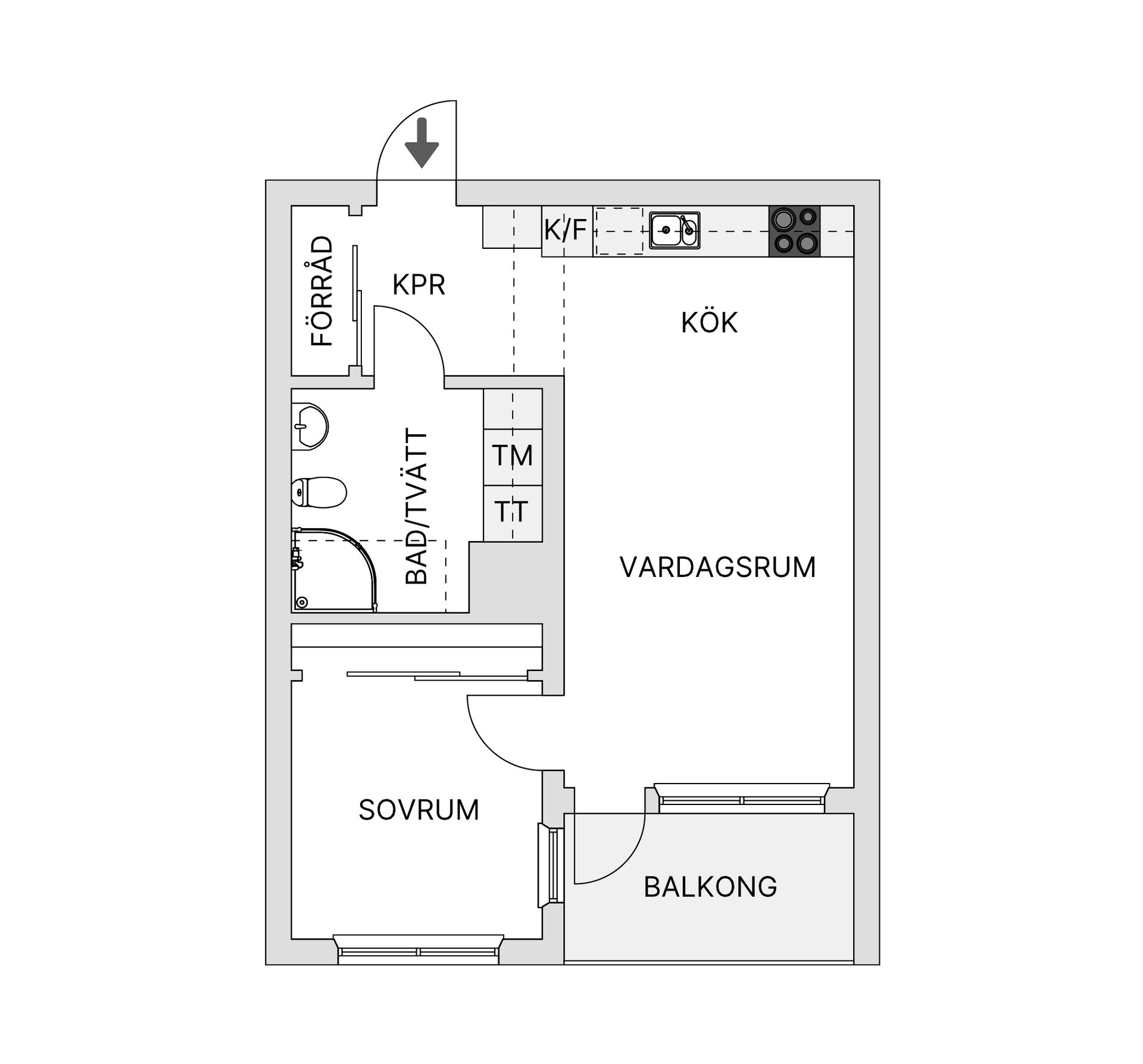 Bostadsrätt, Mariaterrassen 4, Gustavsberg Kvarnberget, Värmdö