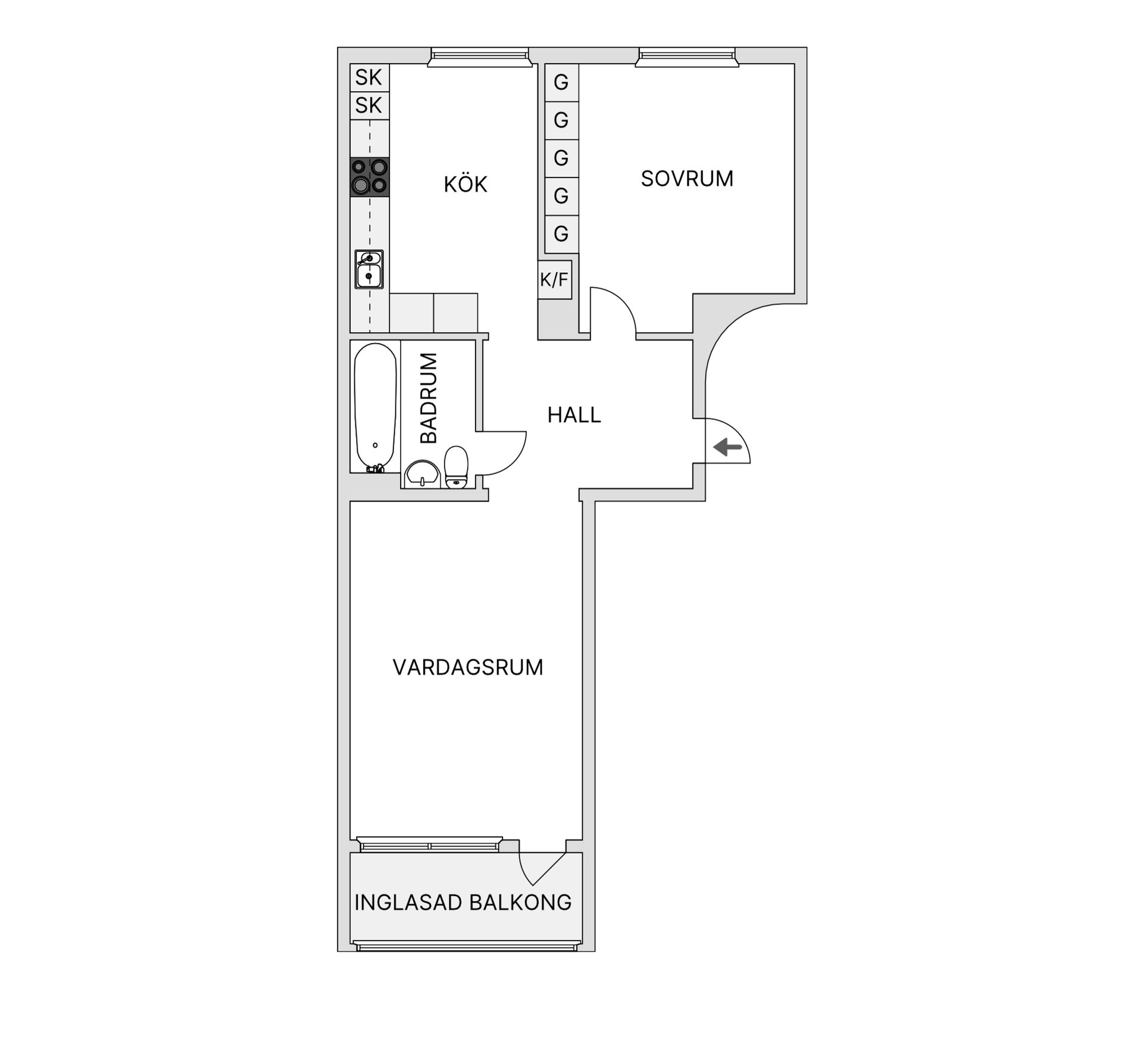 Bostadsrätt, Myntgatan 67, Moröhöjden, Skellefteå