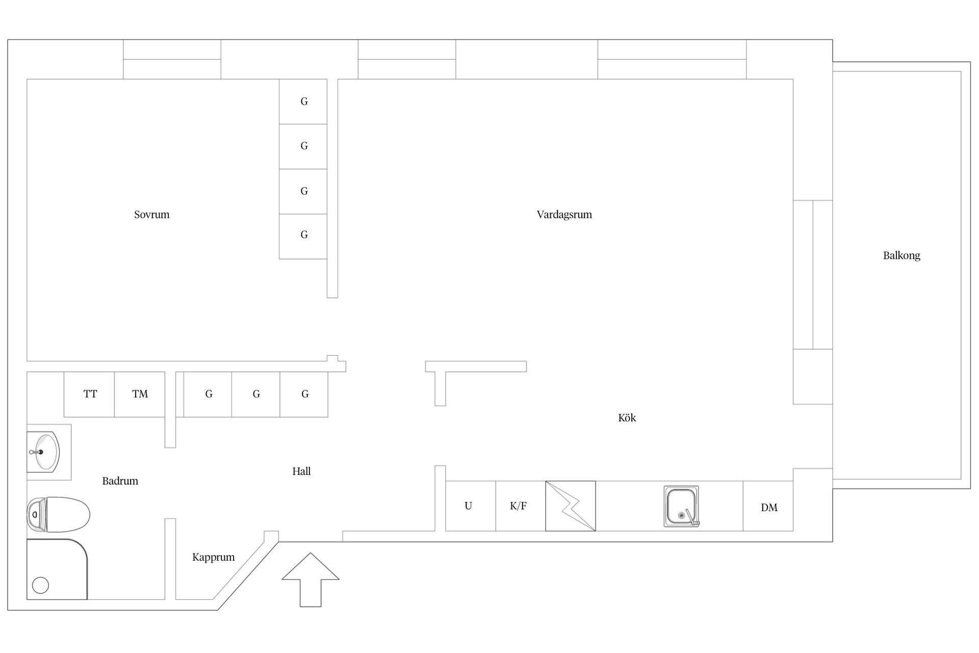 Bostadsrätt, Verksgatan 12A, Lillåudden, Västerås