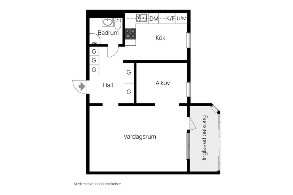 Bostadsrätt, Stengatan 42, Södertorn, Oskarshamn