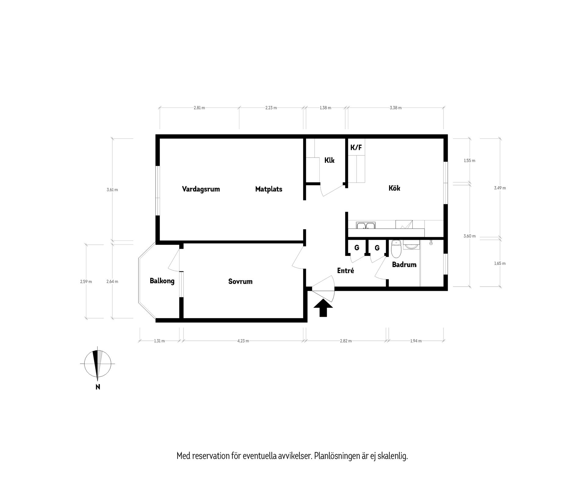 Bostadsrätt, Kabelgatan 37E, Majorna, Göteborg