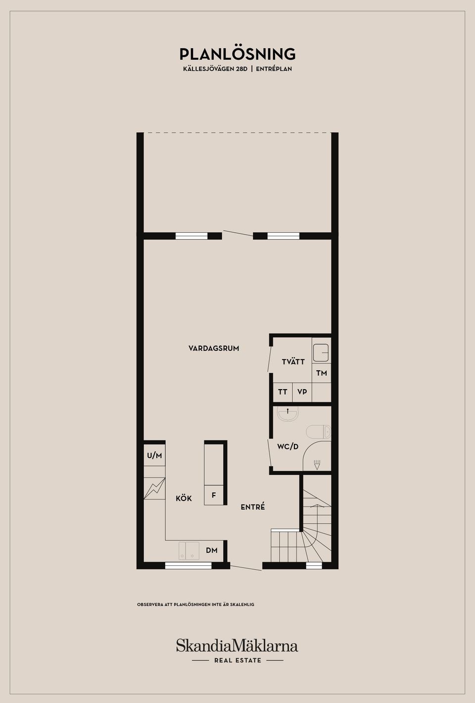 Radhus, Källesjövägen 28D, Källesjö, Ystad