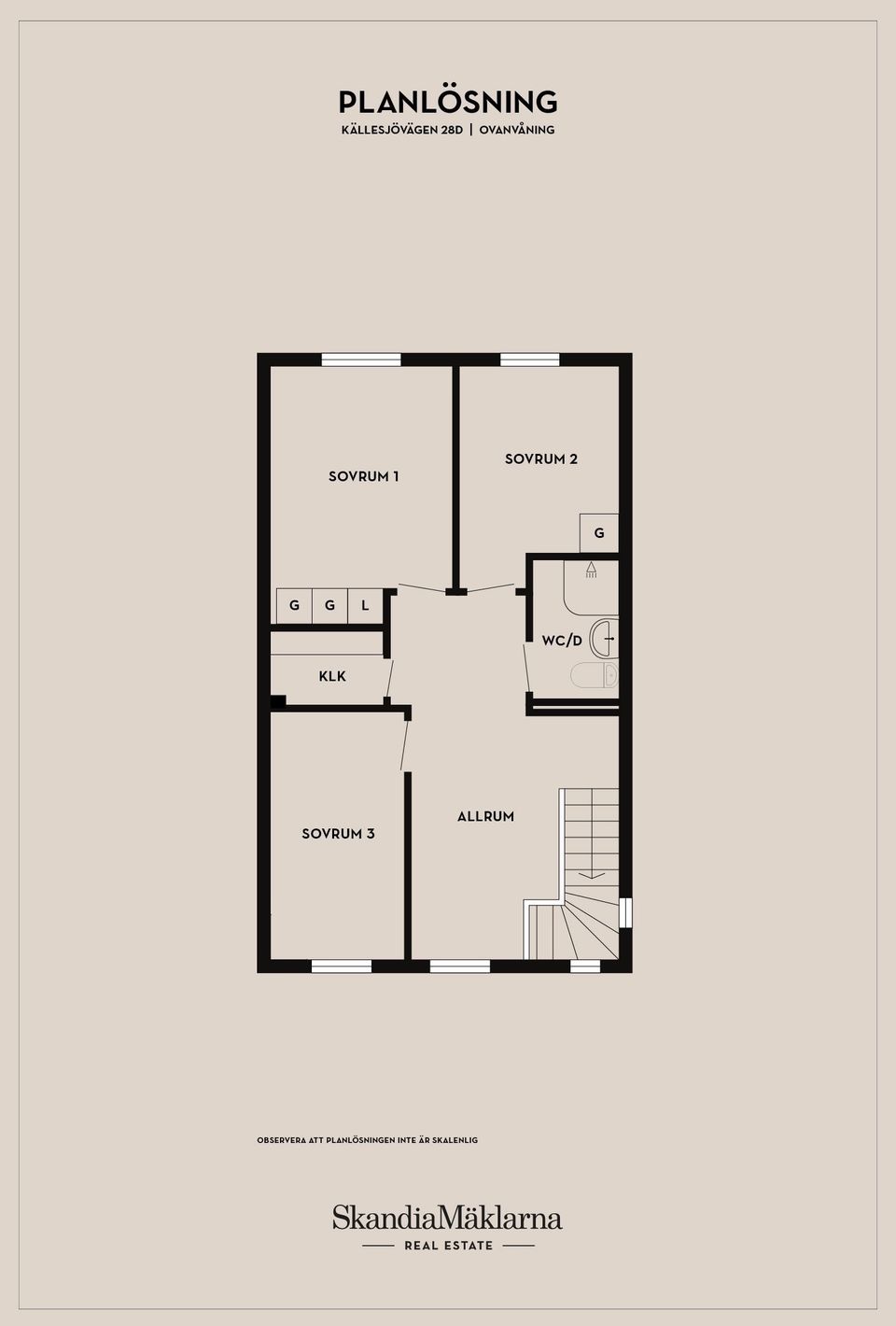 Radhus, Källesjövägen 28D, Källesjö, Ystad