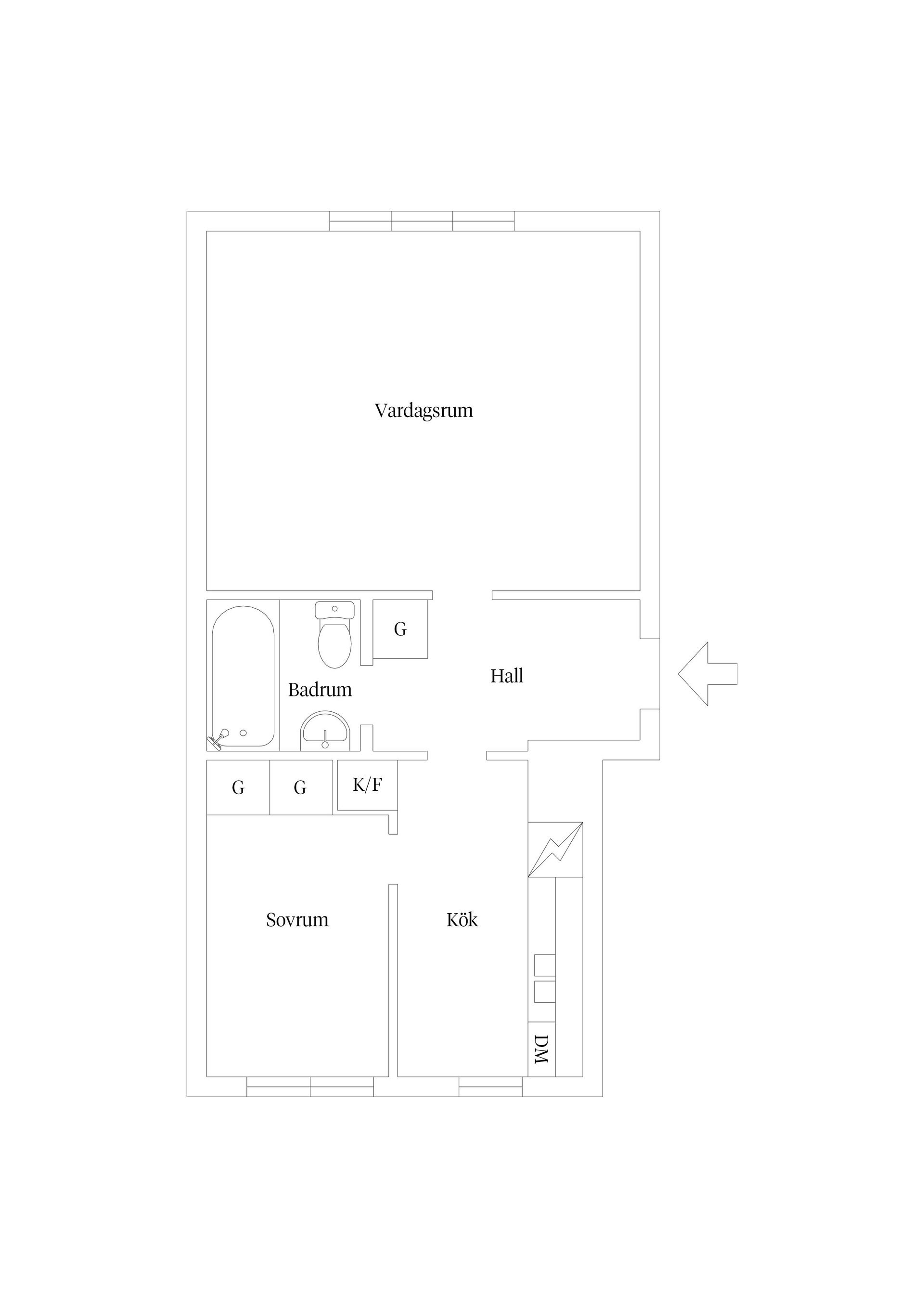 Bostadsrätt, Frodegatan 25A, Fålhagen, Uppsala