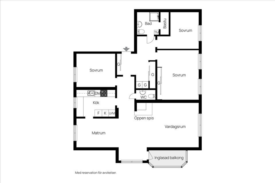 Bostadsrätt, Byggmästargatan 15 A, Salabacke, Uppsala