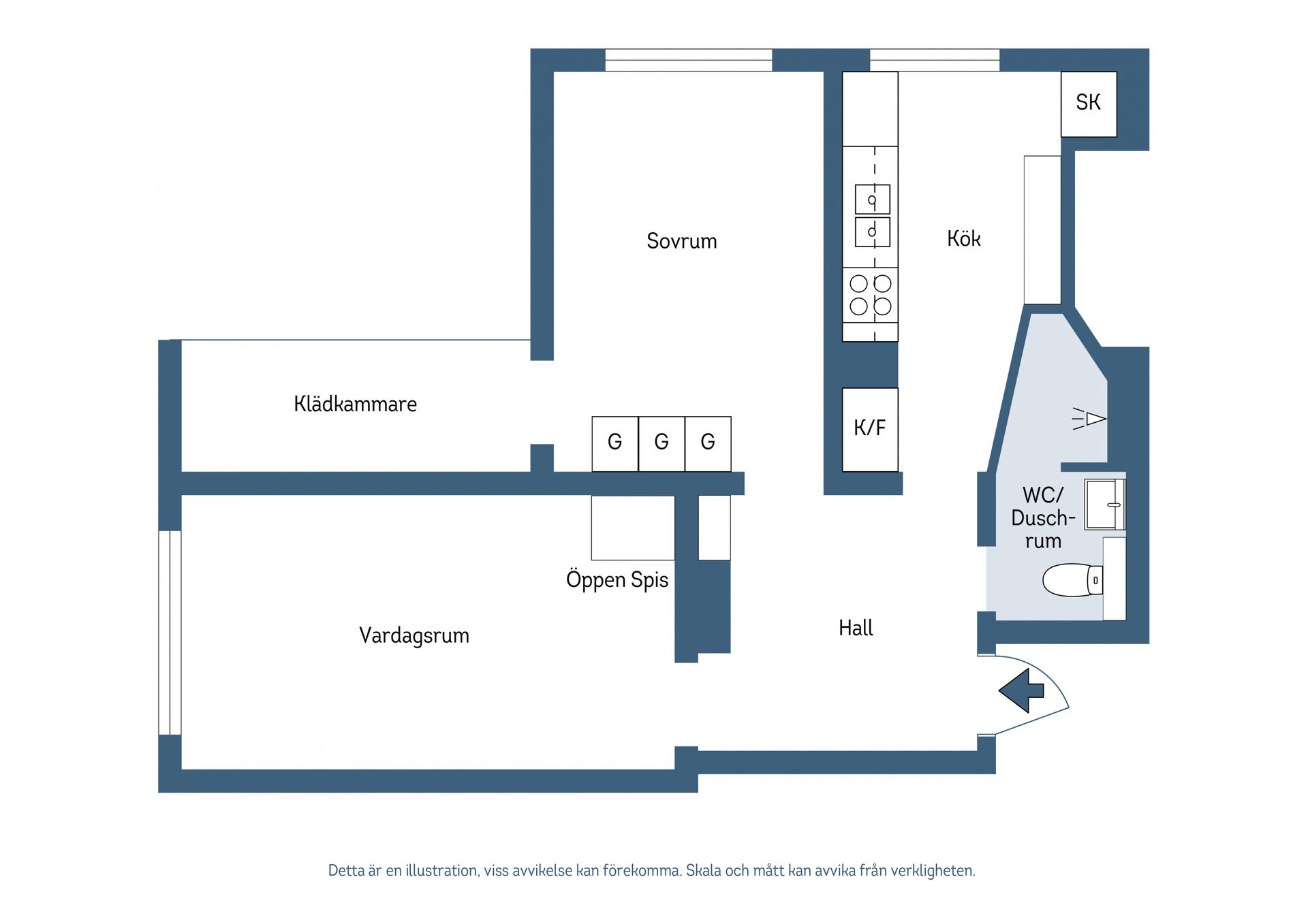 Bostadsrätt, Vasagatan 23, Vasastaden, Skövde