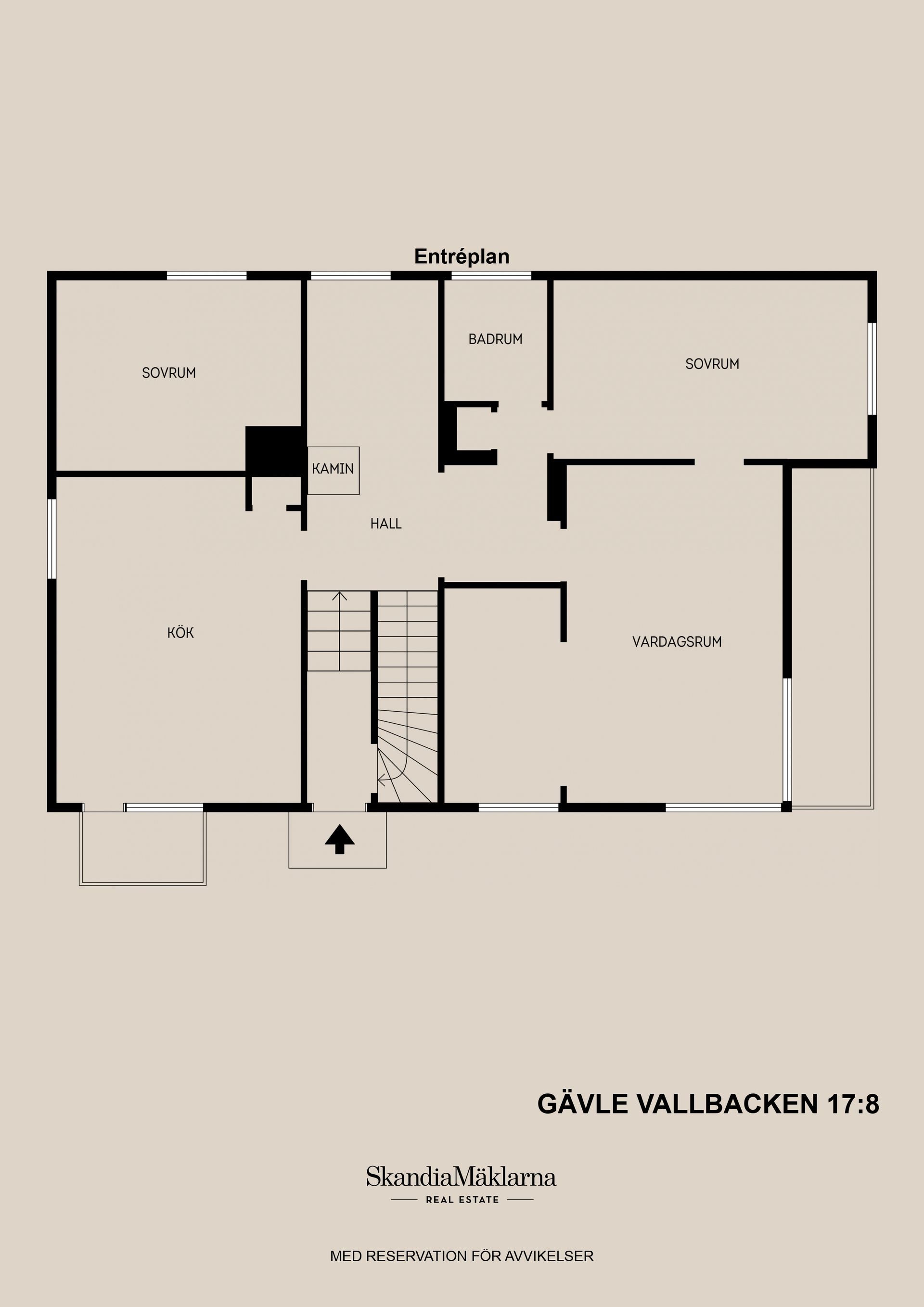 Villa, Blendagatan 8, Vallbacken, Gävle