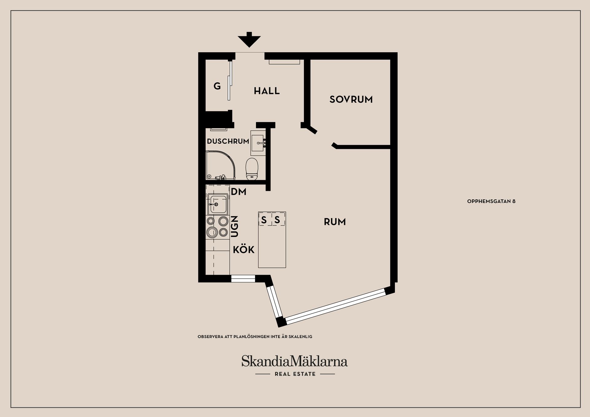 Bostadsrätt, Opphemsgatan 8, Gottfridsberg, Linköping
