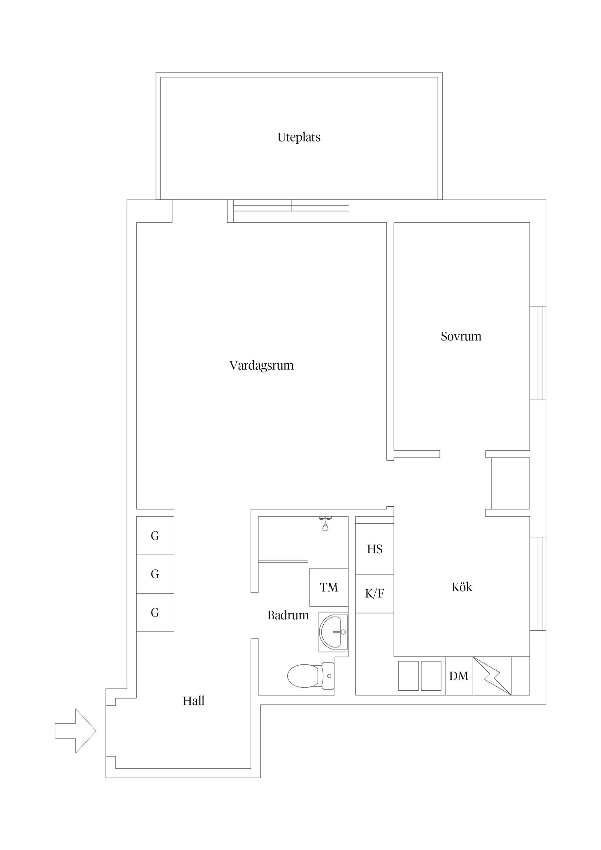 Bostadsrätt, Karlsviksvägen 4A, Brunflo, Östersund
