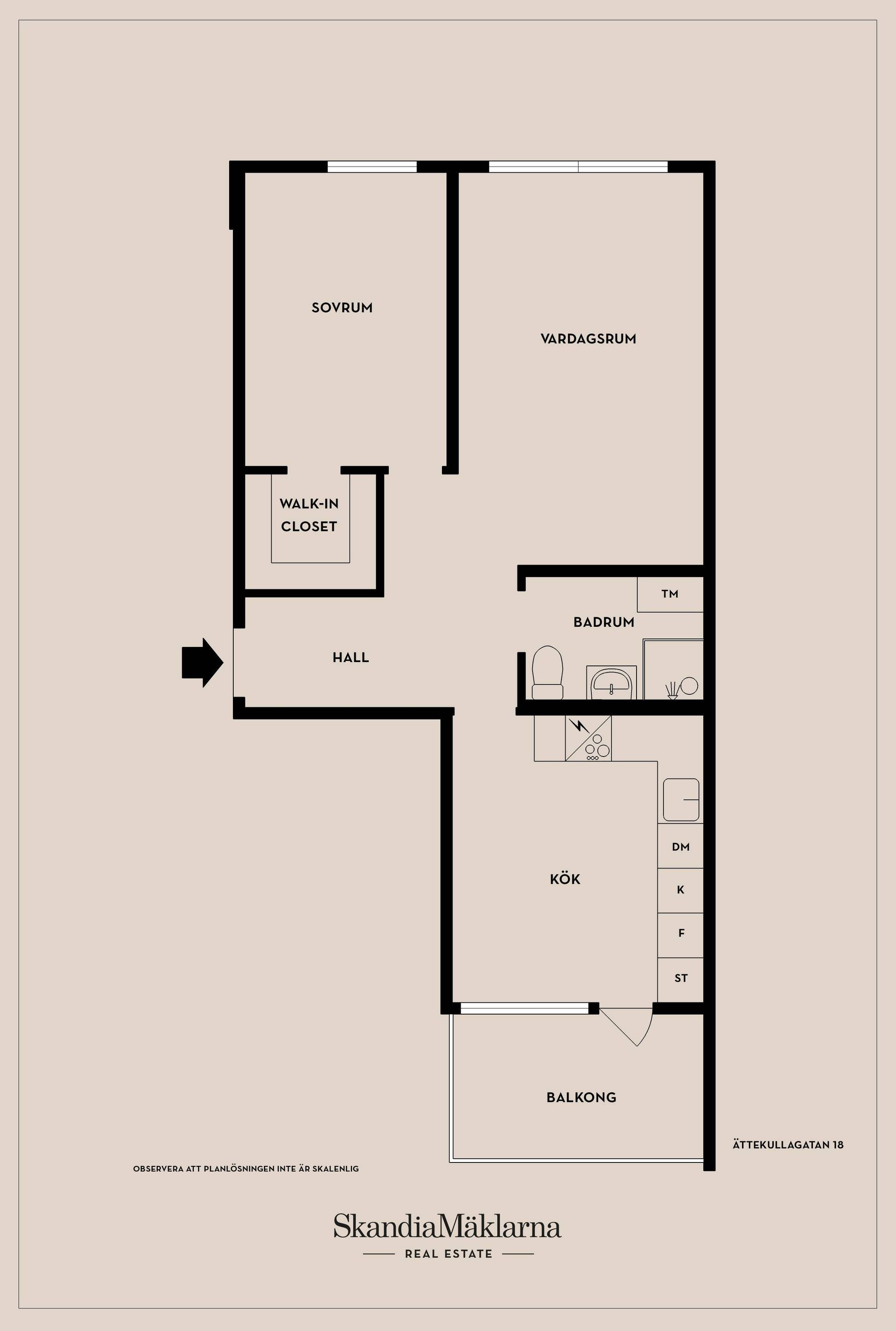 Bostadsrätt, Ättekullagatan 18, Ättekulla, Helsingborg