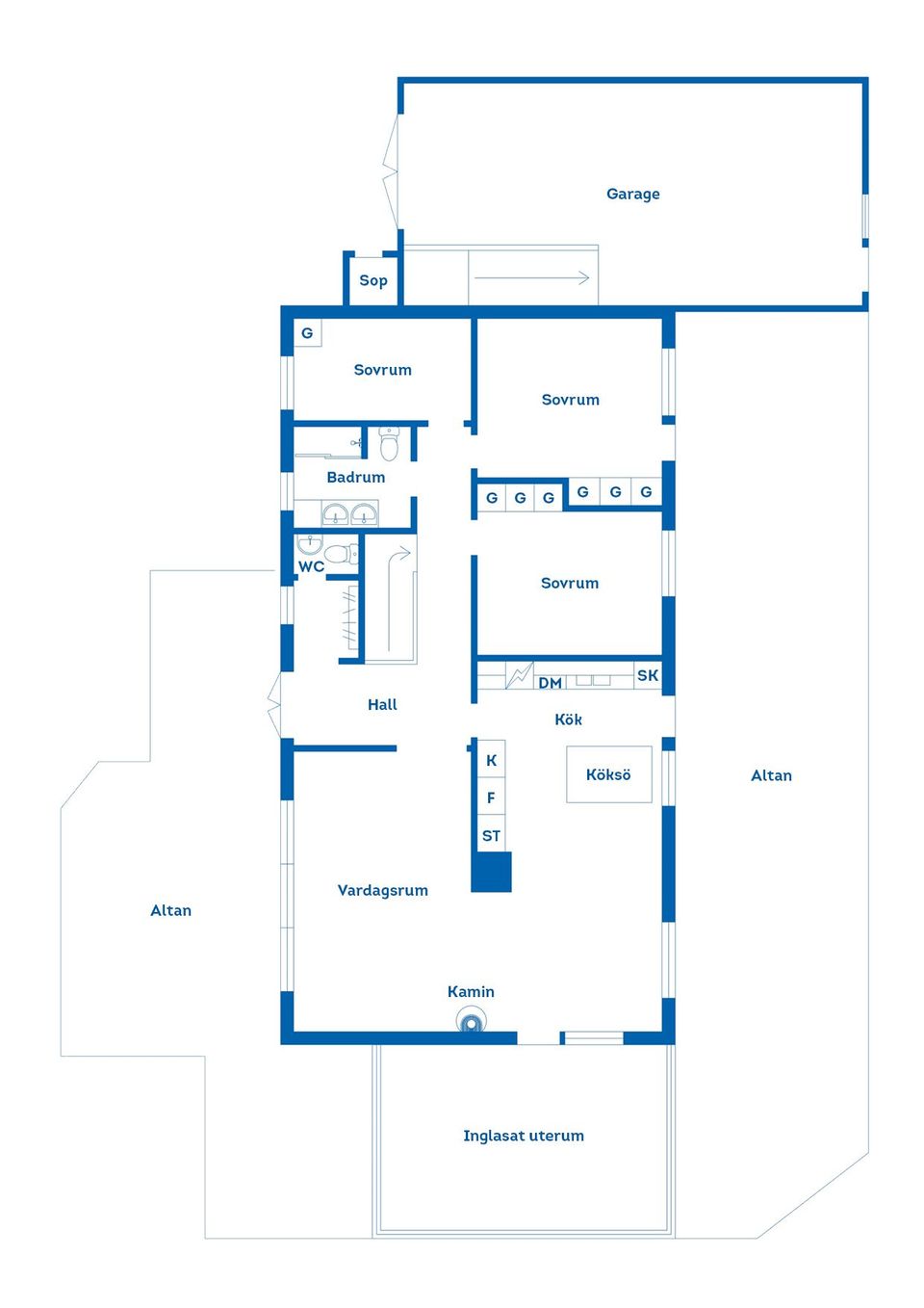 Villa, Plogvägen 5, Bondsjöhöjden, Härnösand