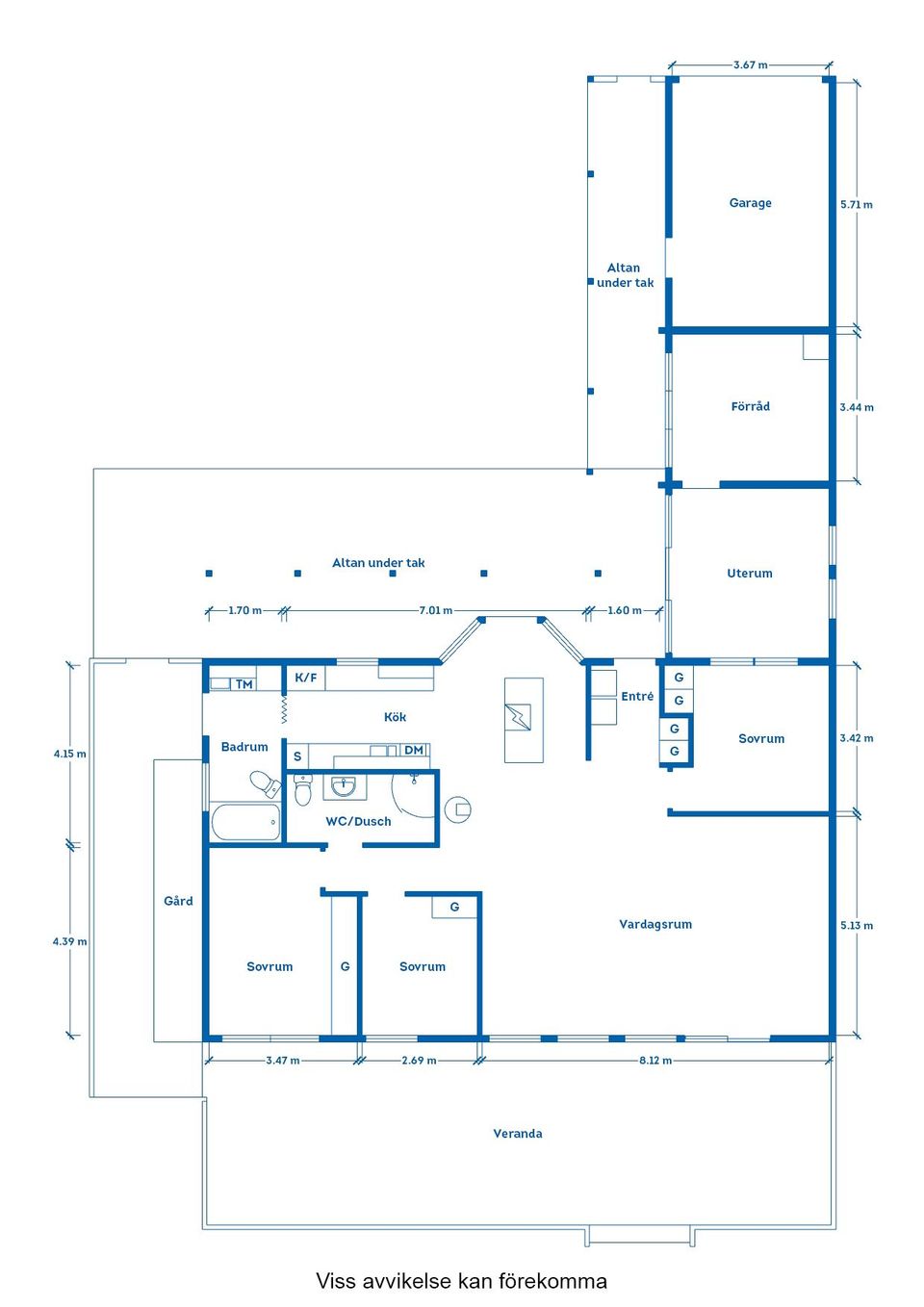 Villa, Anna Maria Lenngrens väg 9, Slätten, Falkenberg