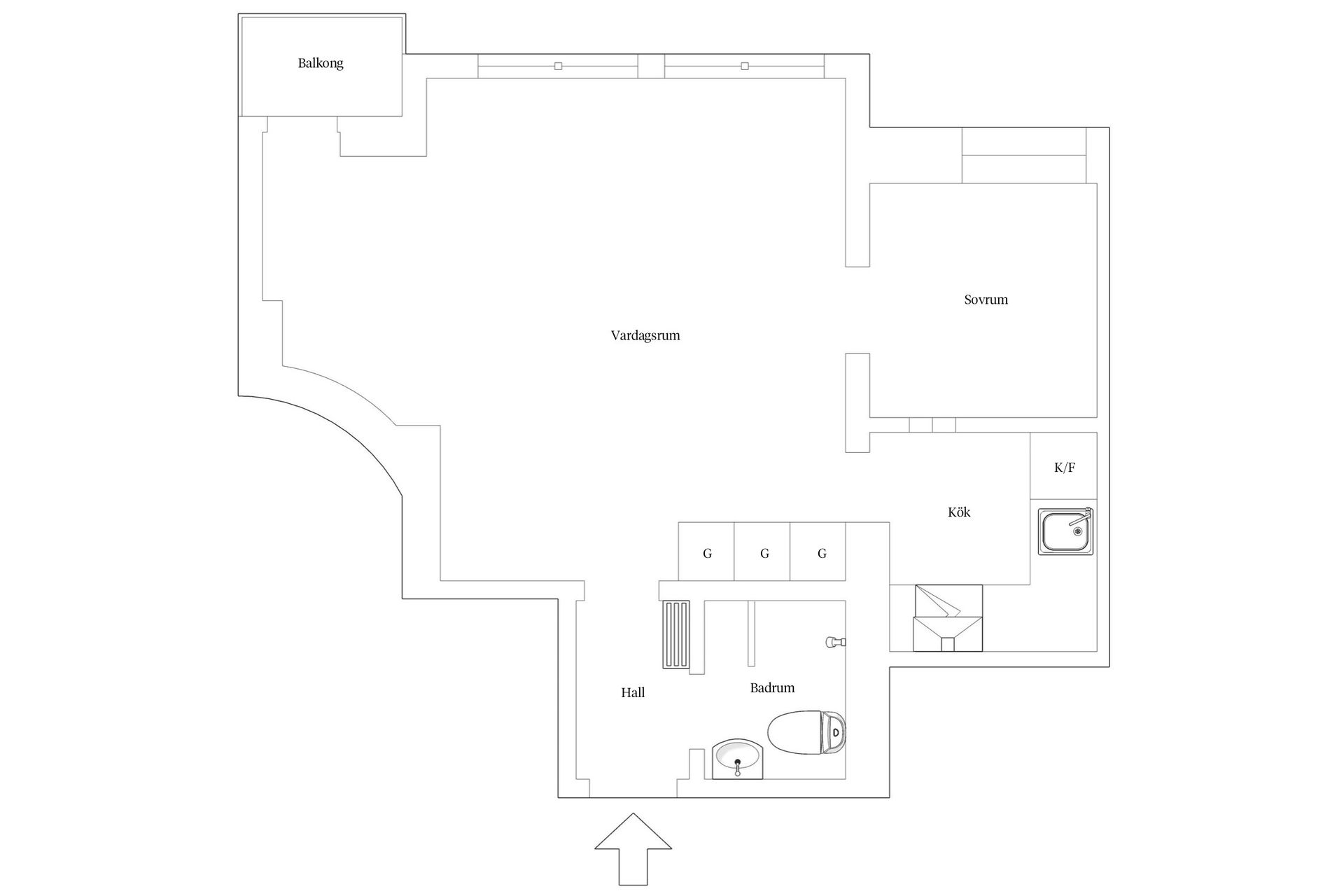 Bostadsrätt, Svarvargatan 12, Kungsholmen - Fridhemsplan, Stockholm