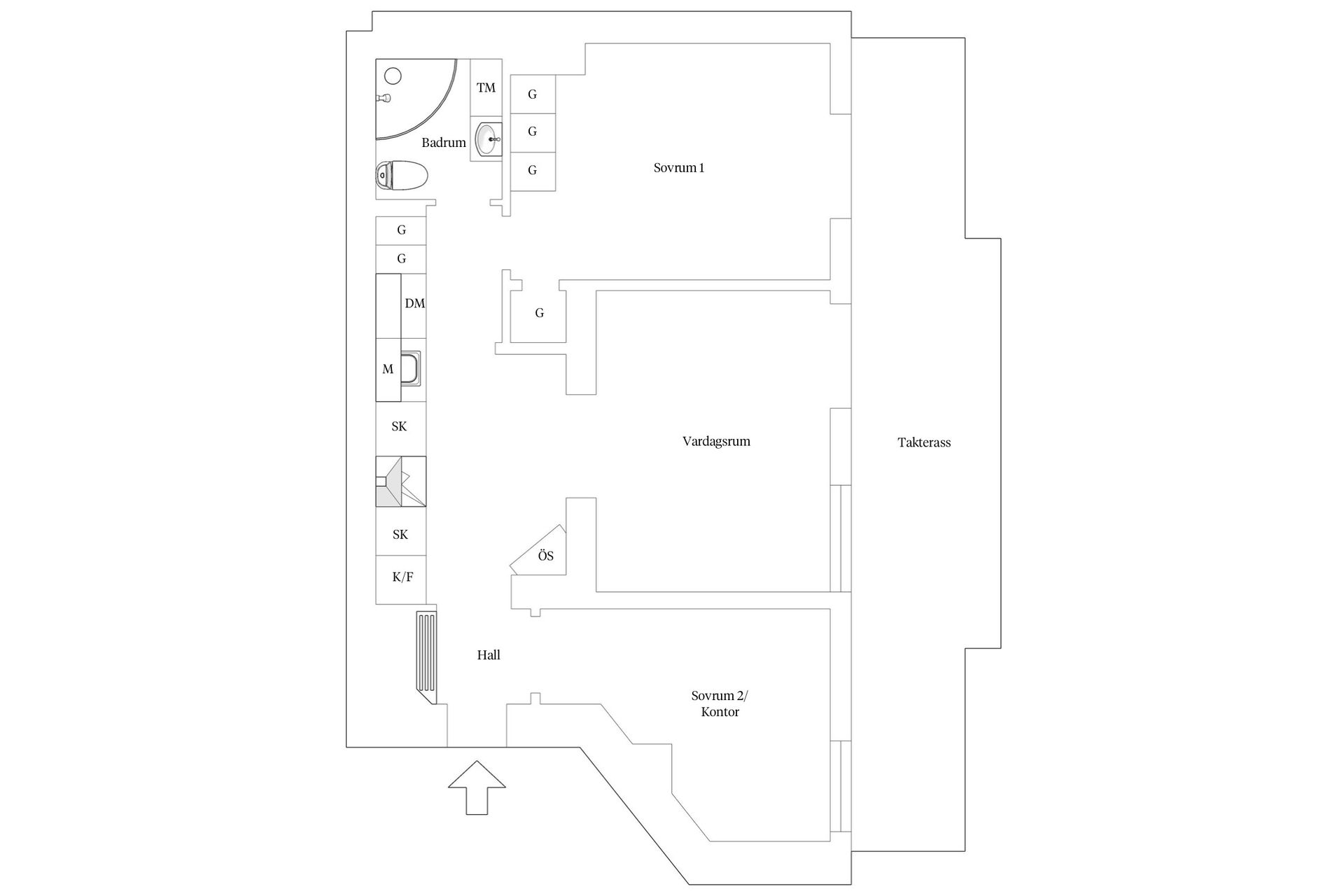 Bostadsrätt, Sven Rinmans gata 4, 6 tr, Kungsholmen, Stockholm