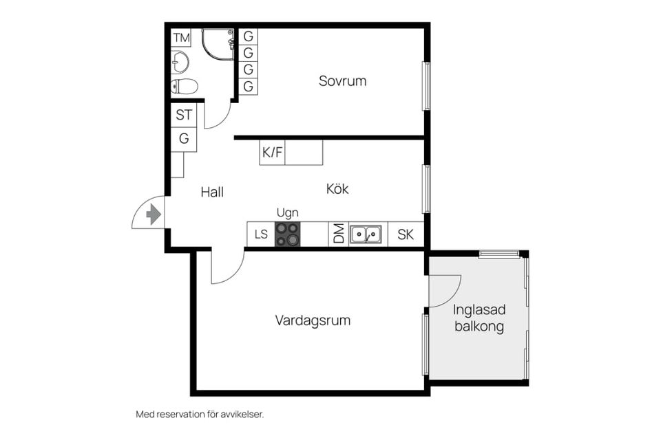 Bostadsrätt, Västra Långgatan 12, Nya stan, Karlshamn