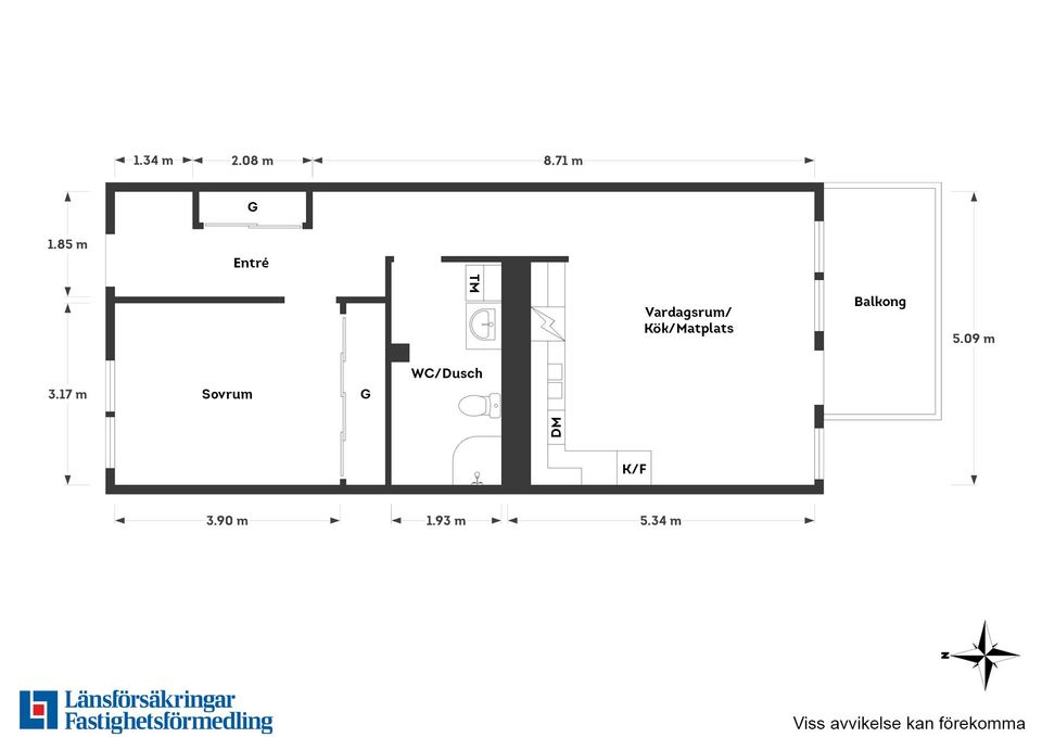 Bostadsrätt, Övre Hallegatan 54, Centrala Hisingen, Göteborg