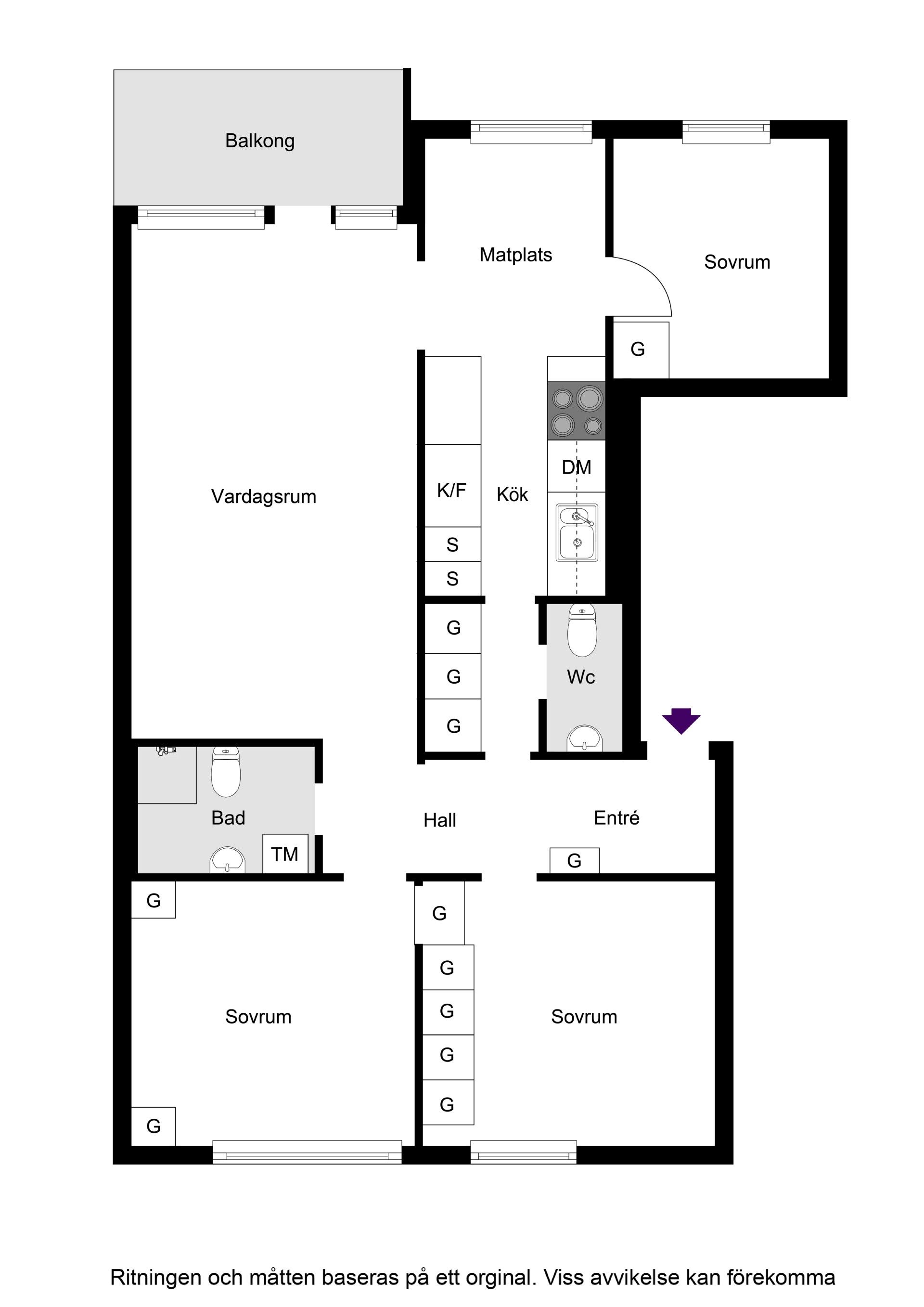 Bostadsrätt, Marknadsvägen 117, Täby Centrum, Täby