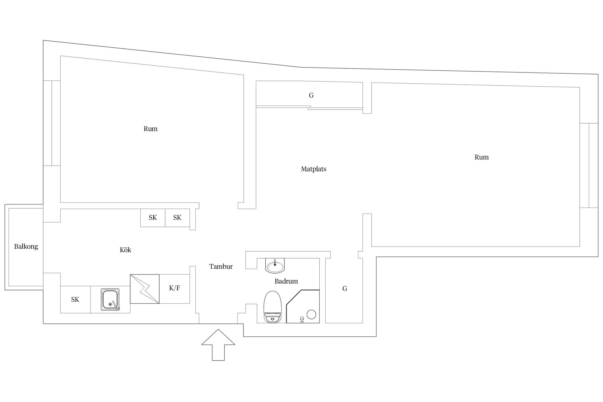 Bostadsrätt, Stora Tomegatan 28, Kulturkvadranten, Lund