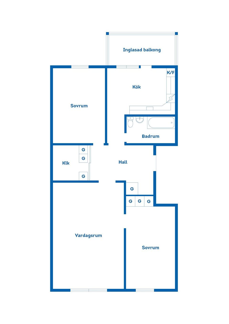 Bostadsrätt, Hemmansvägen 7, Kallinge, Ronneby