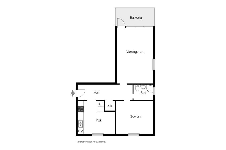 Bostadsrätt, Dalgatan 5D, Märsta - Centralt, Sigtuna