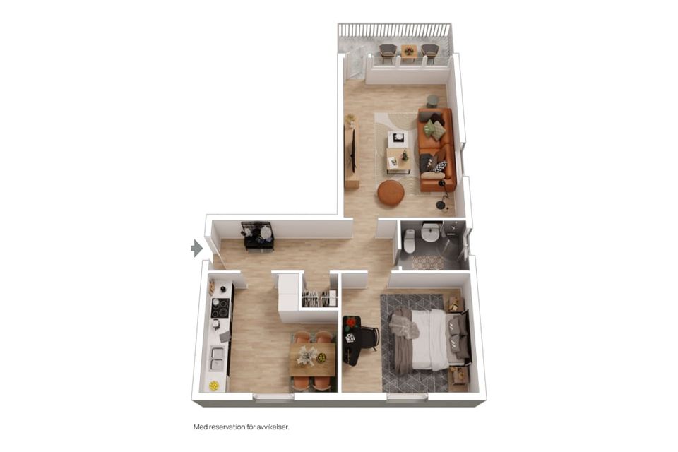 Bostadsrätt, Dalgatan 5D, Märsta - Centralt, Sigtuna