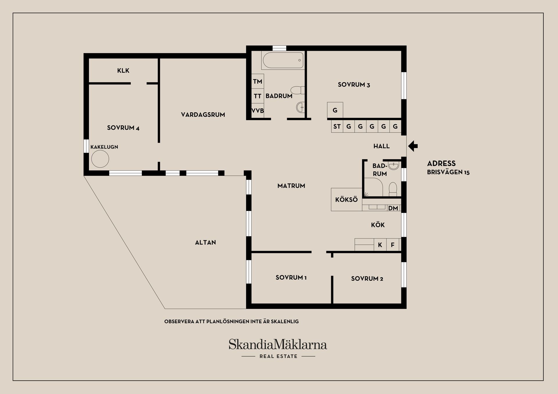 Villa, Brisvägen 15, Nacka