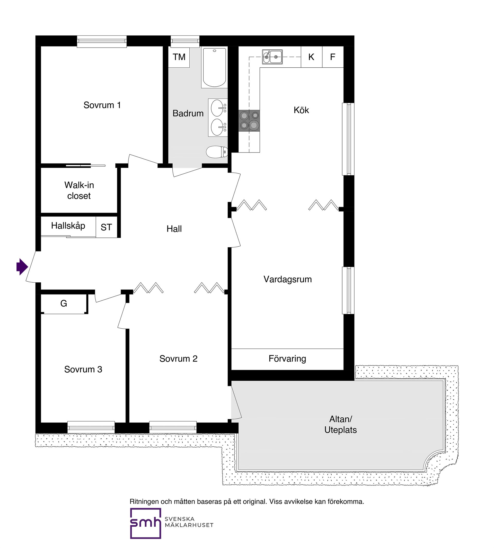 Bostadsrätt, Vättersvägen 30, Årsta, Stockholm