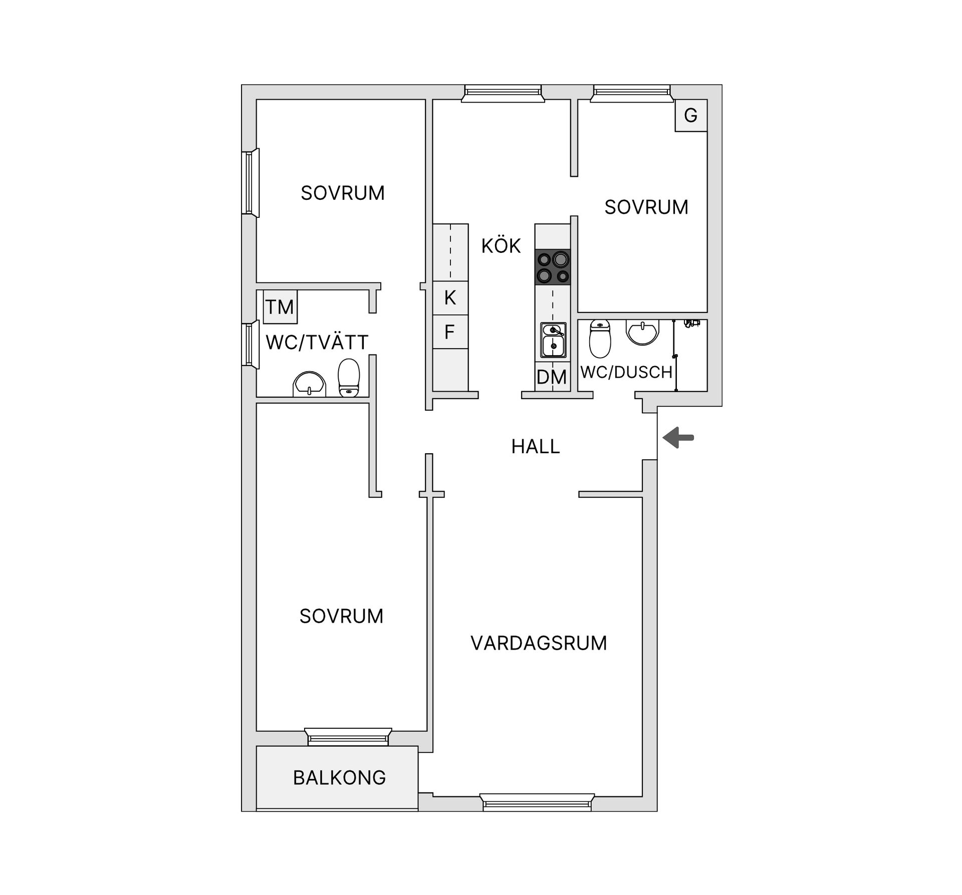 Bostadsrätt, Gröna vägen 58A, Hentorp, Skövde