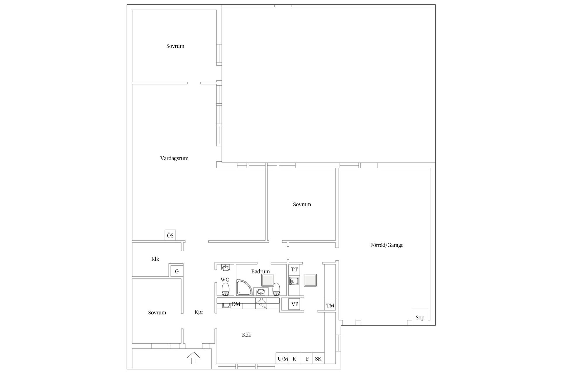Villa, Radhus, Enviksvägen 6, Höllviken, Vellinge