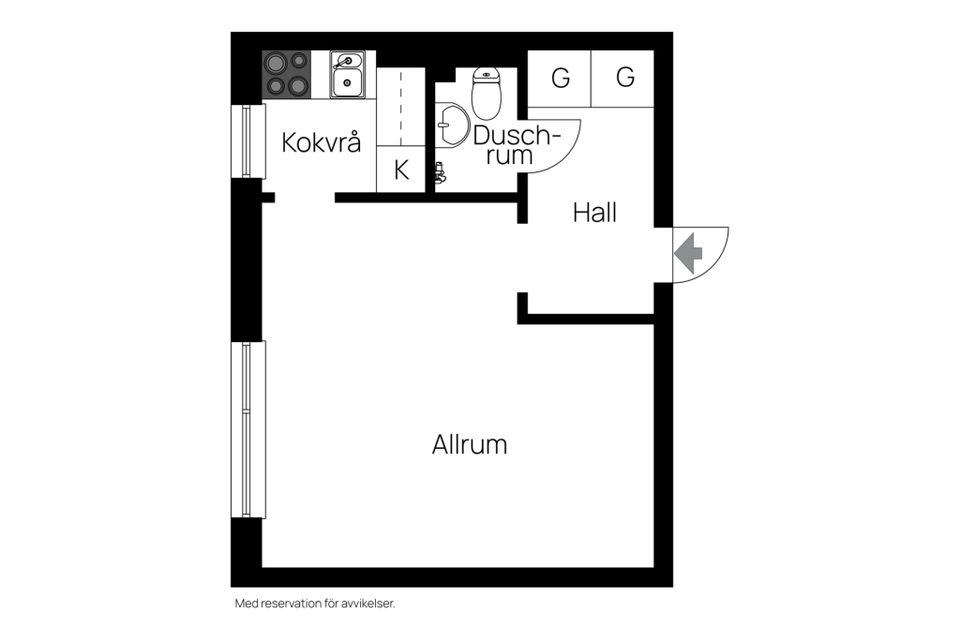 Bostadsrätt, Kristinagatan 1 A, Centrum, Härnösand