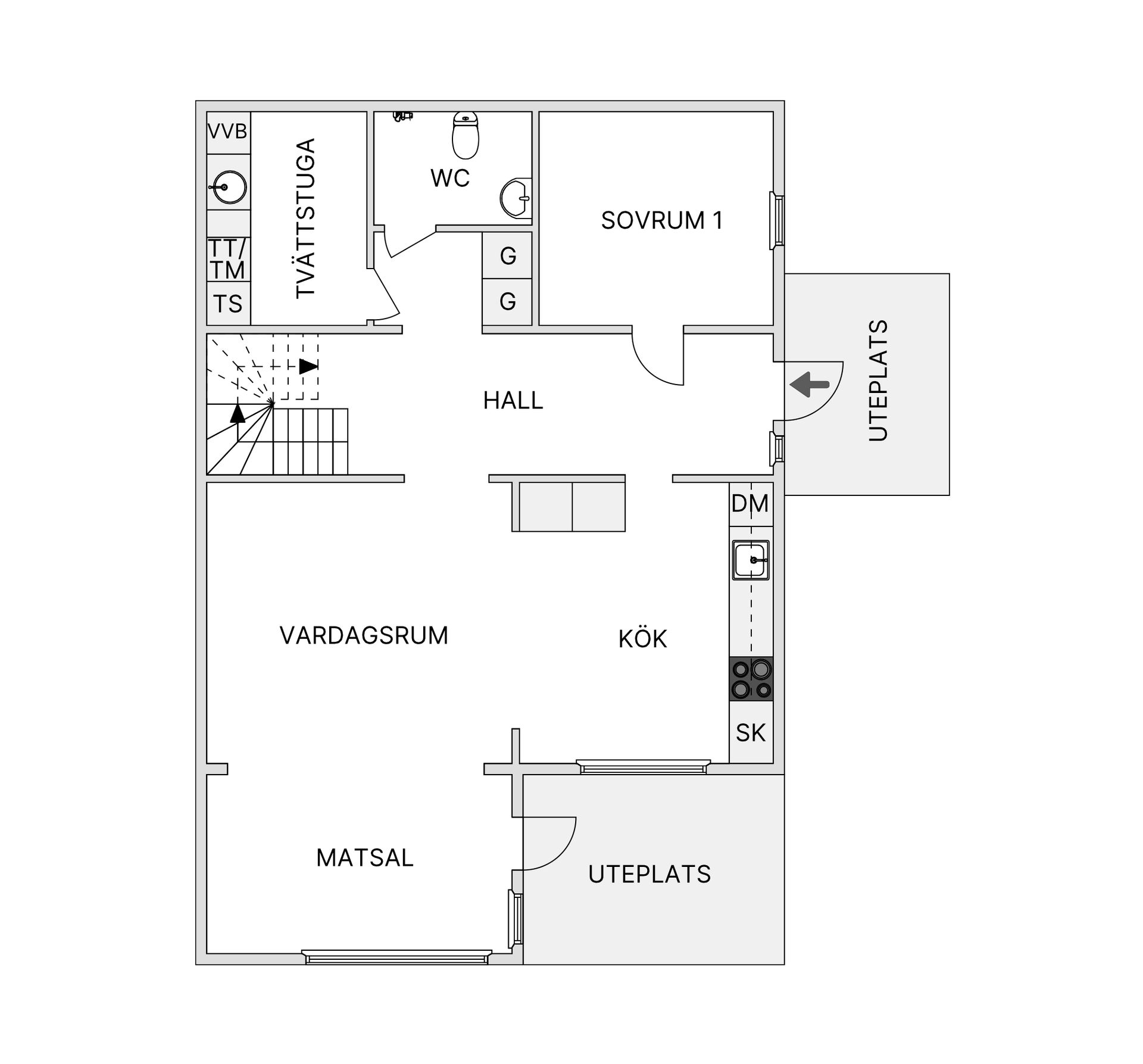 Bostadsrätt, Bengt-Petters Väg 9, Oskarström, Halmstad