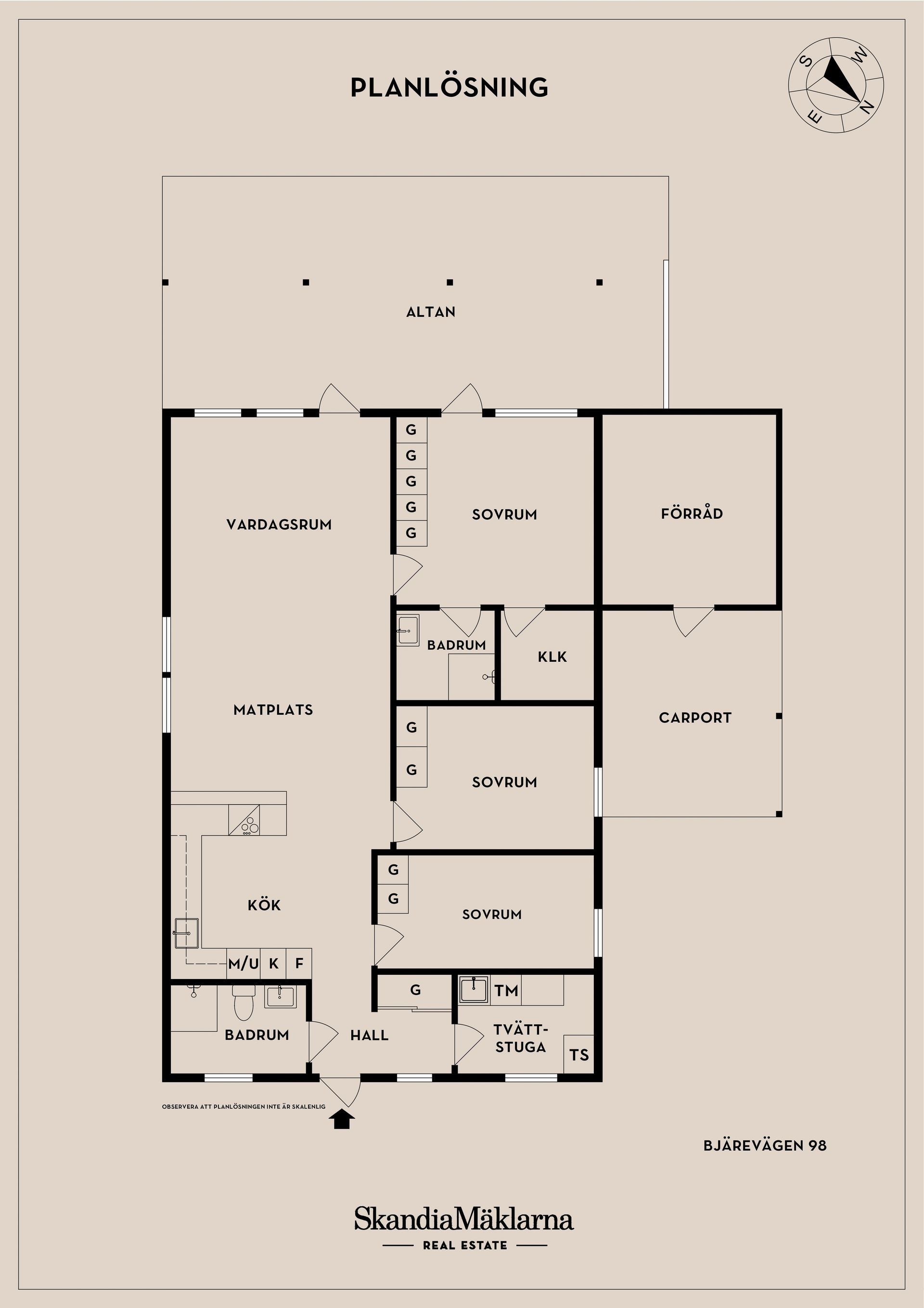 Villa, Bjärevägen 98, Skälderviken, Ängelholm