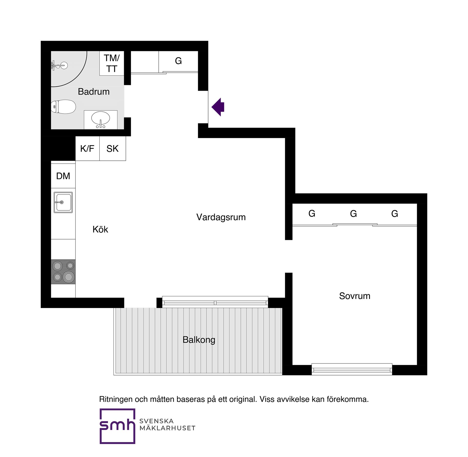 Bostadsrätt, Fridensborgsvägen 54, Järvastaden, Solna